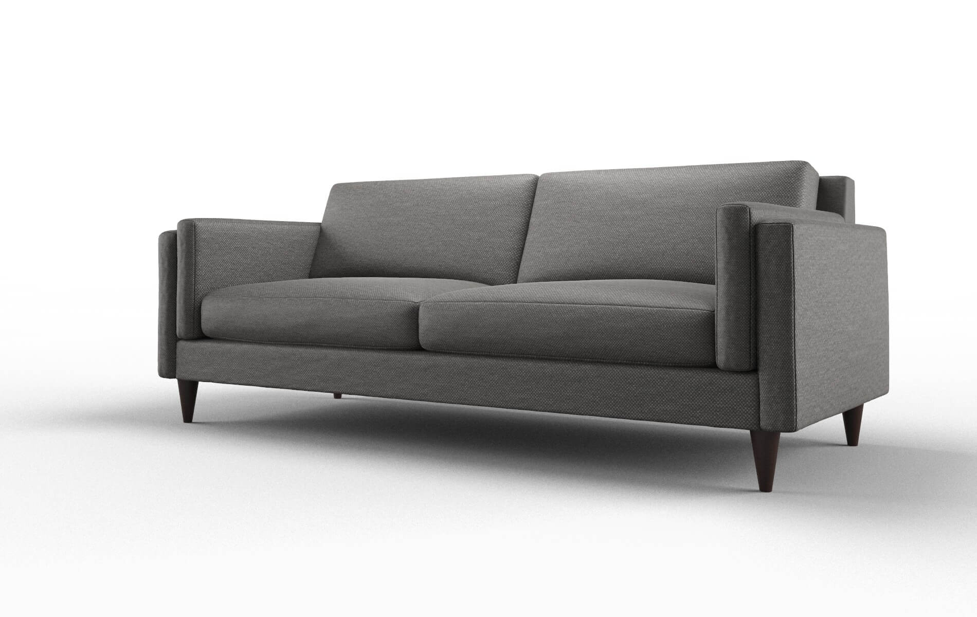 Helsinki Oscar Grey Sofa espresso legs 4