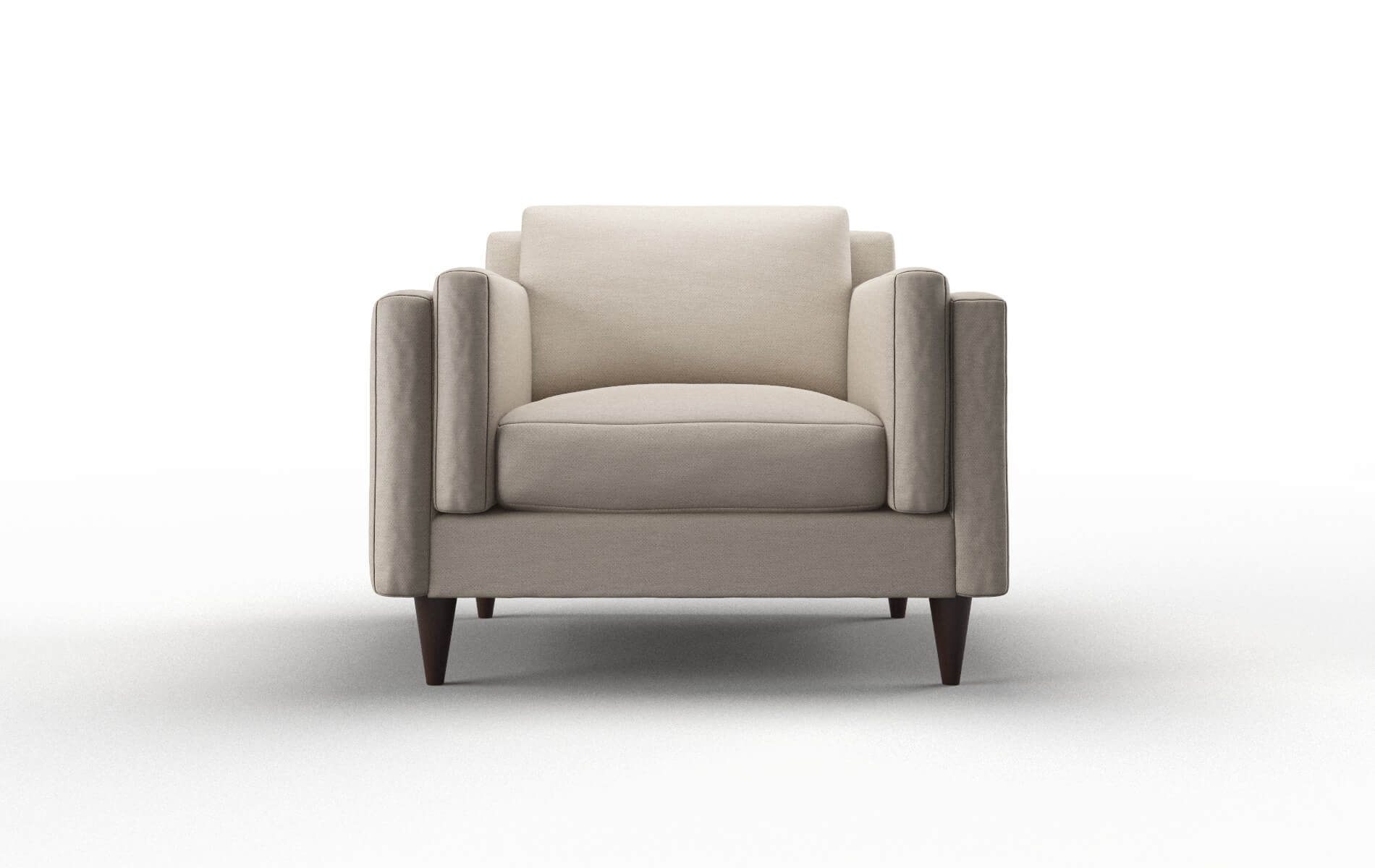 Helsinki Oscar linen Chair Espresso Legs  1