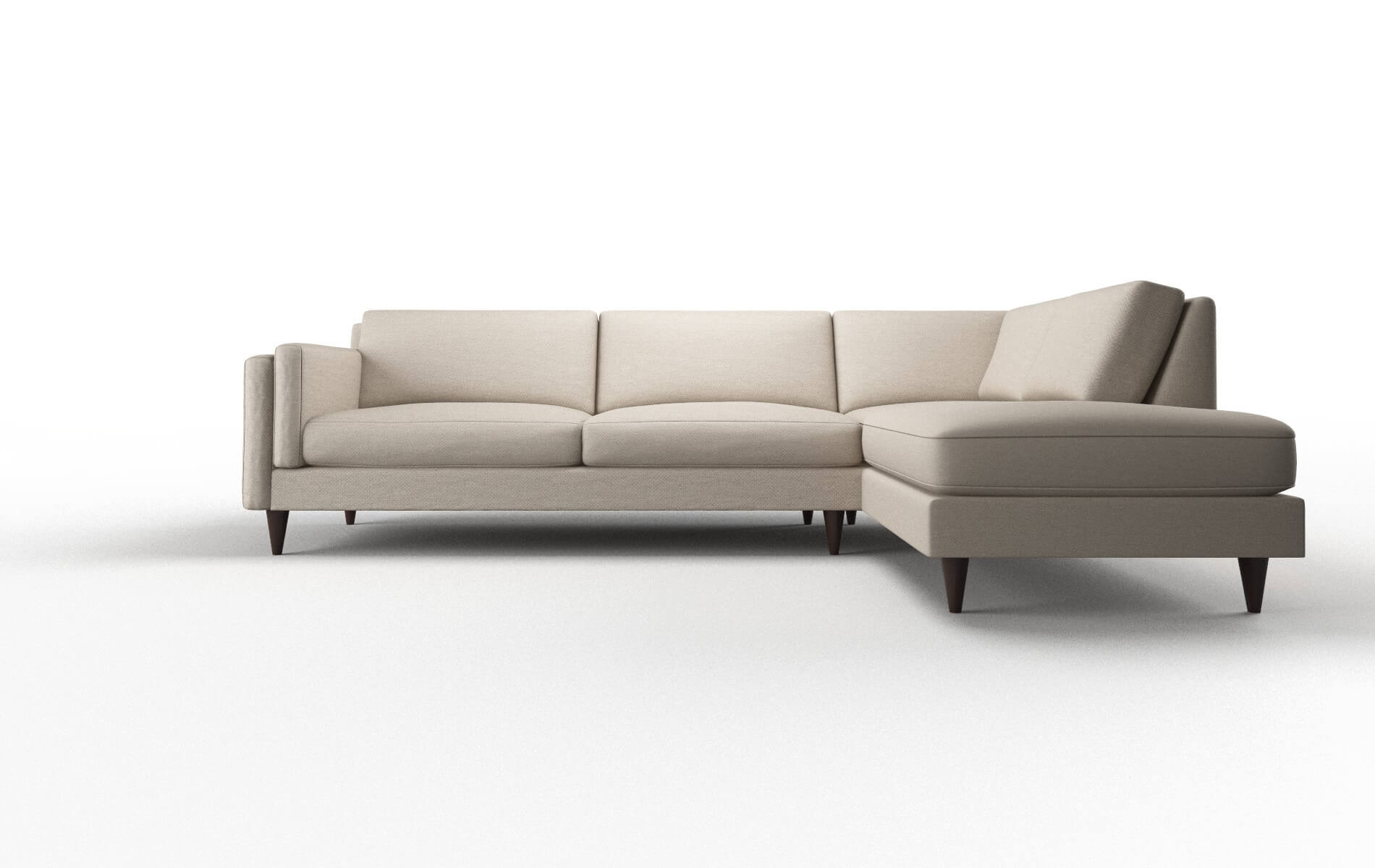 Helsinki Oscar Linen Panel espresso legs 1