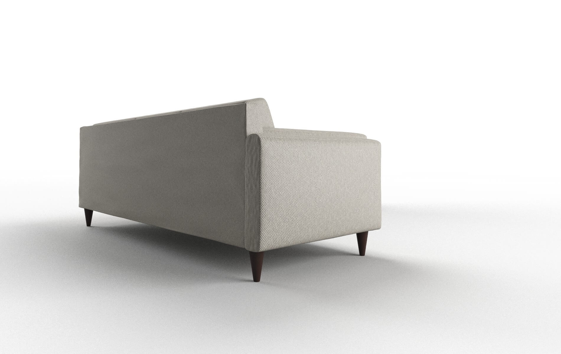 Helsinki Oscar Silver Sectional espresso legs 3