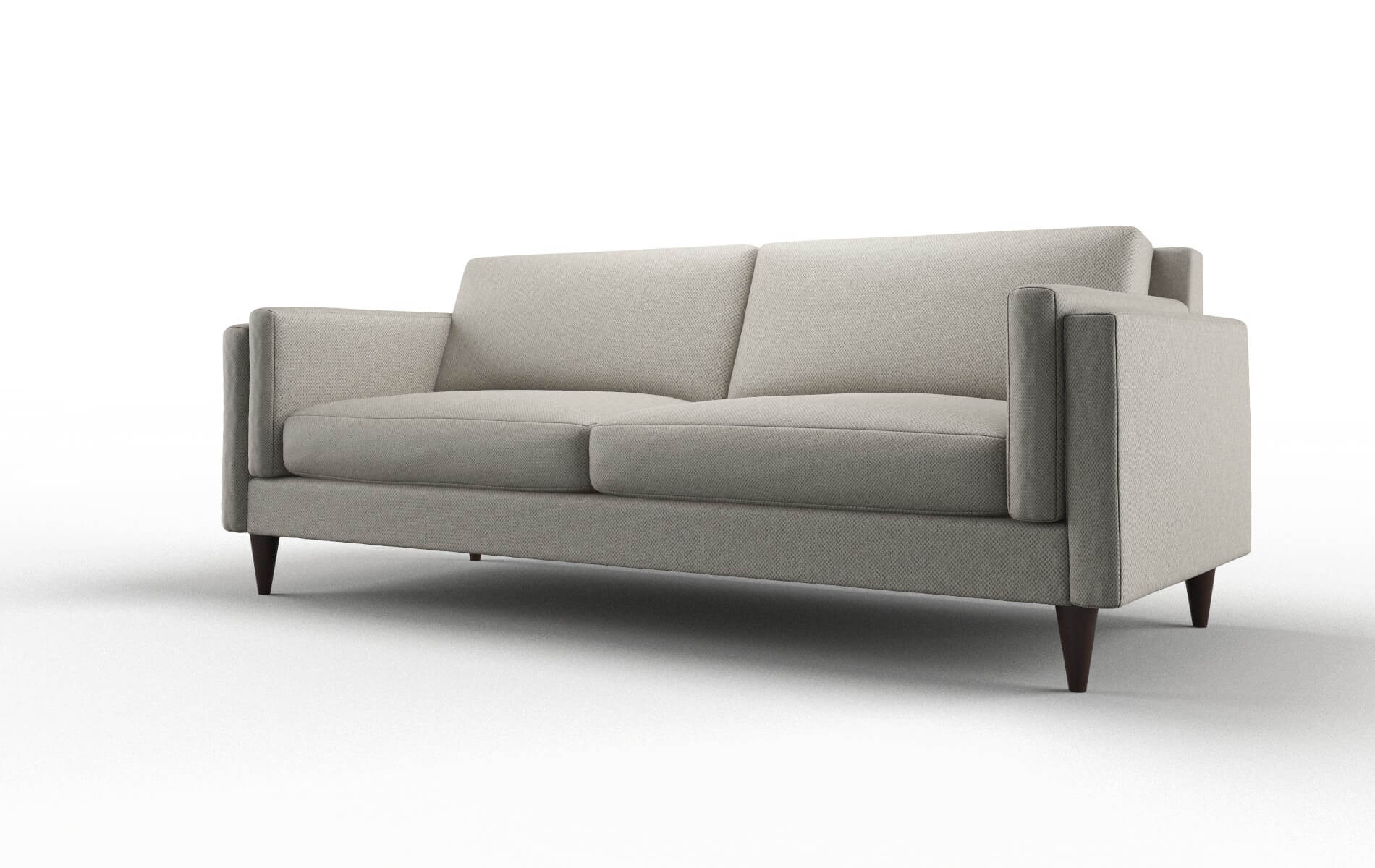 Helsinki Oscar Silver Sofa espresso legs 4
