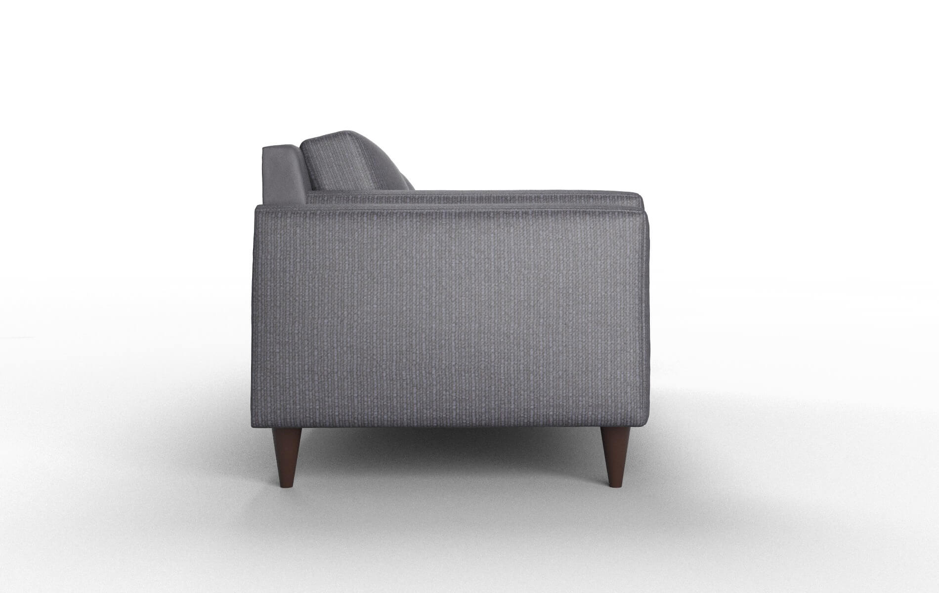 Helsinki Parker Charcoal Sofa espresso legs 3