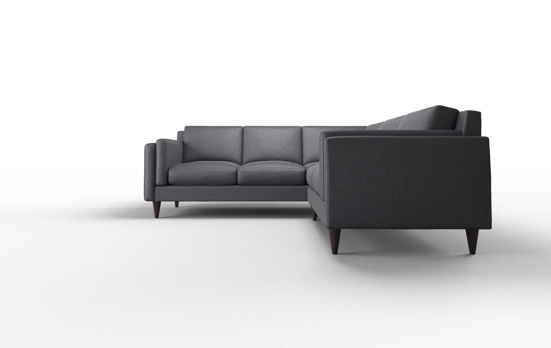 Helsinki Parker Midnight Sectional espresso legs 5