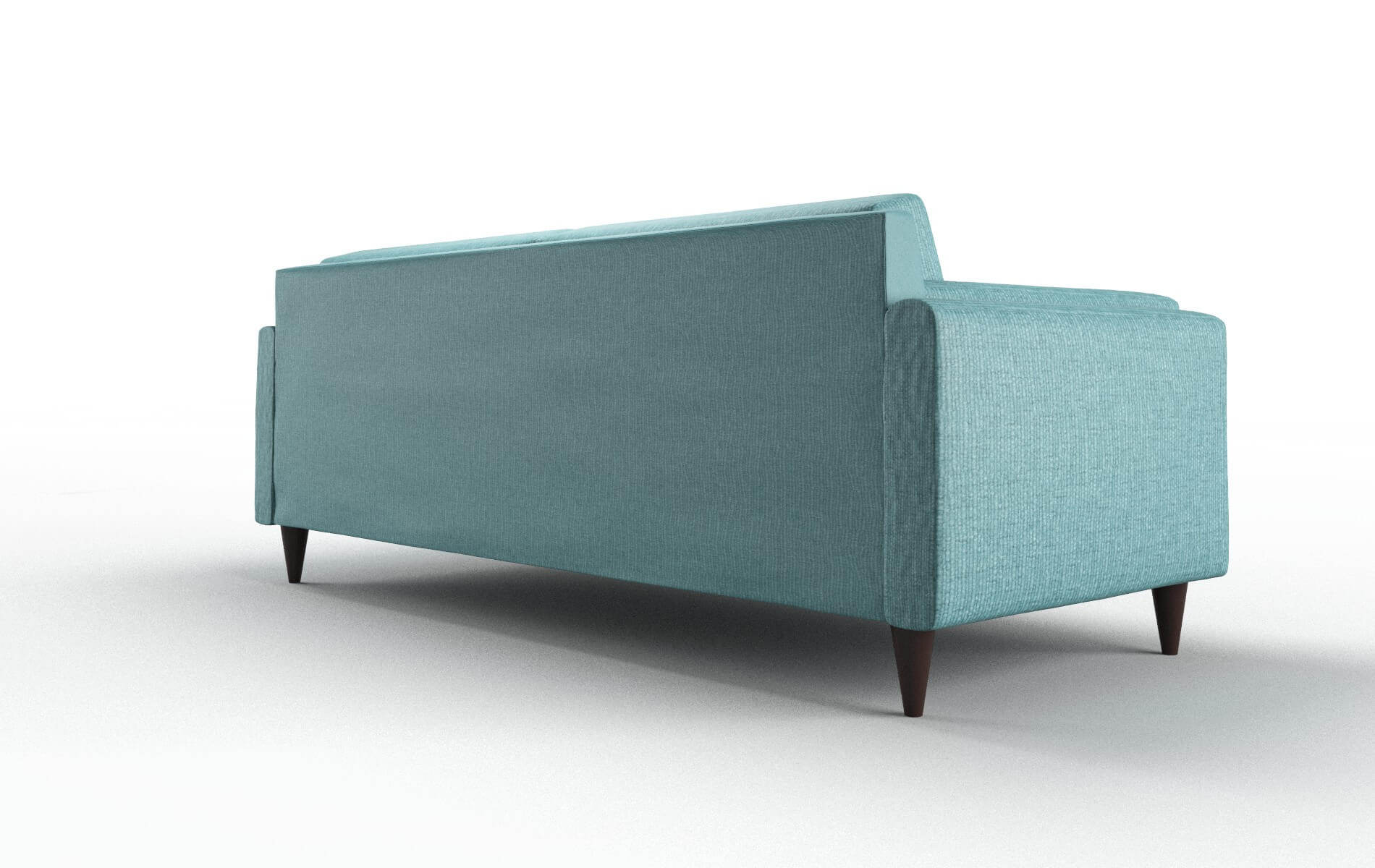 Helsinki Parker Turquoise Sofa espresso legs 5