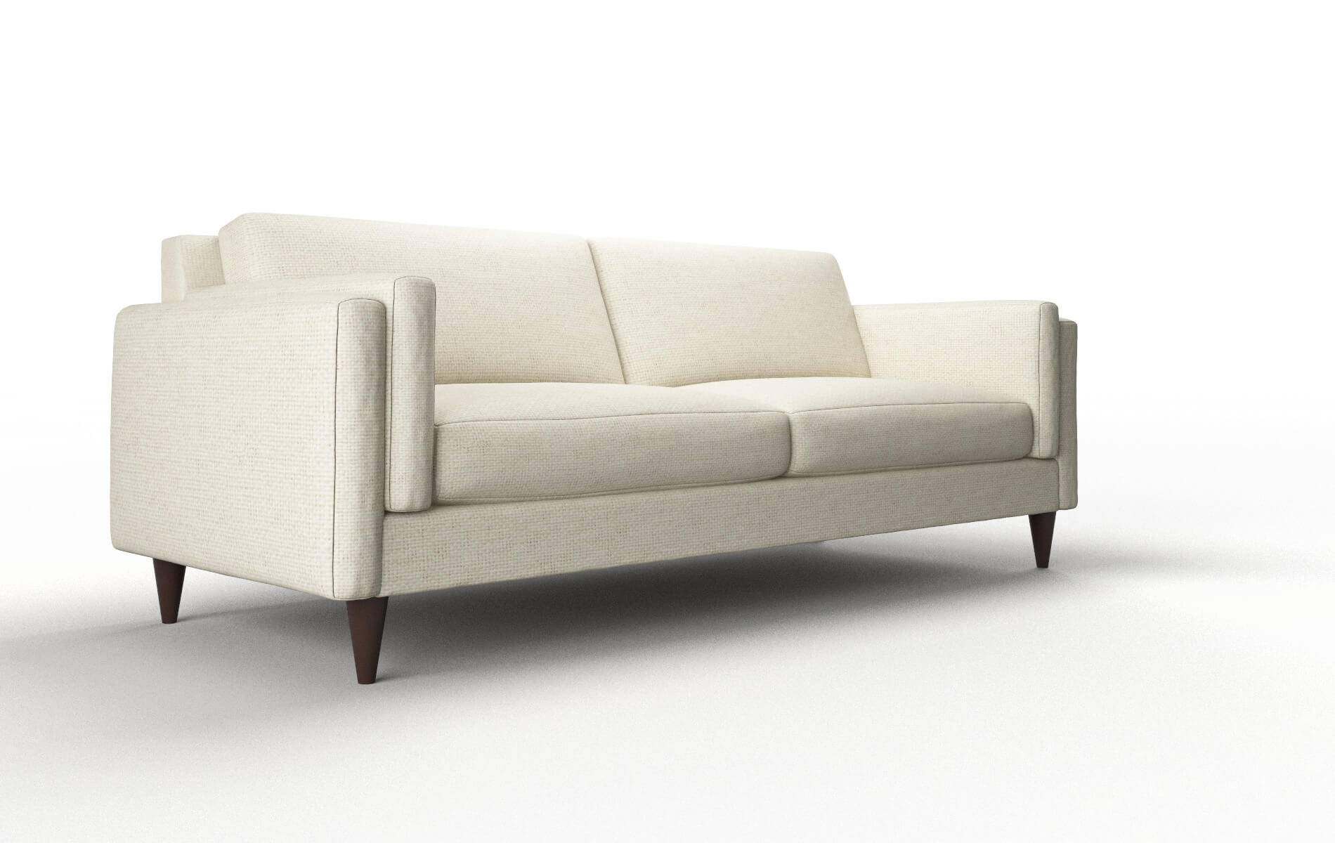Helsinki Phoenix Ivory Sofa espresso legs 2
