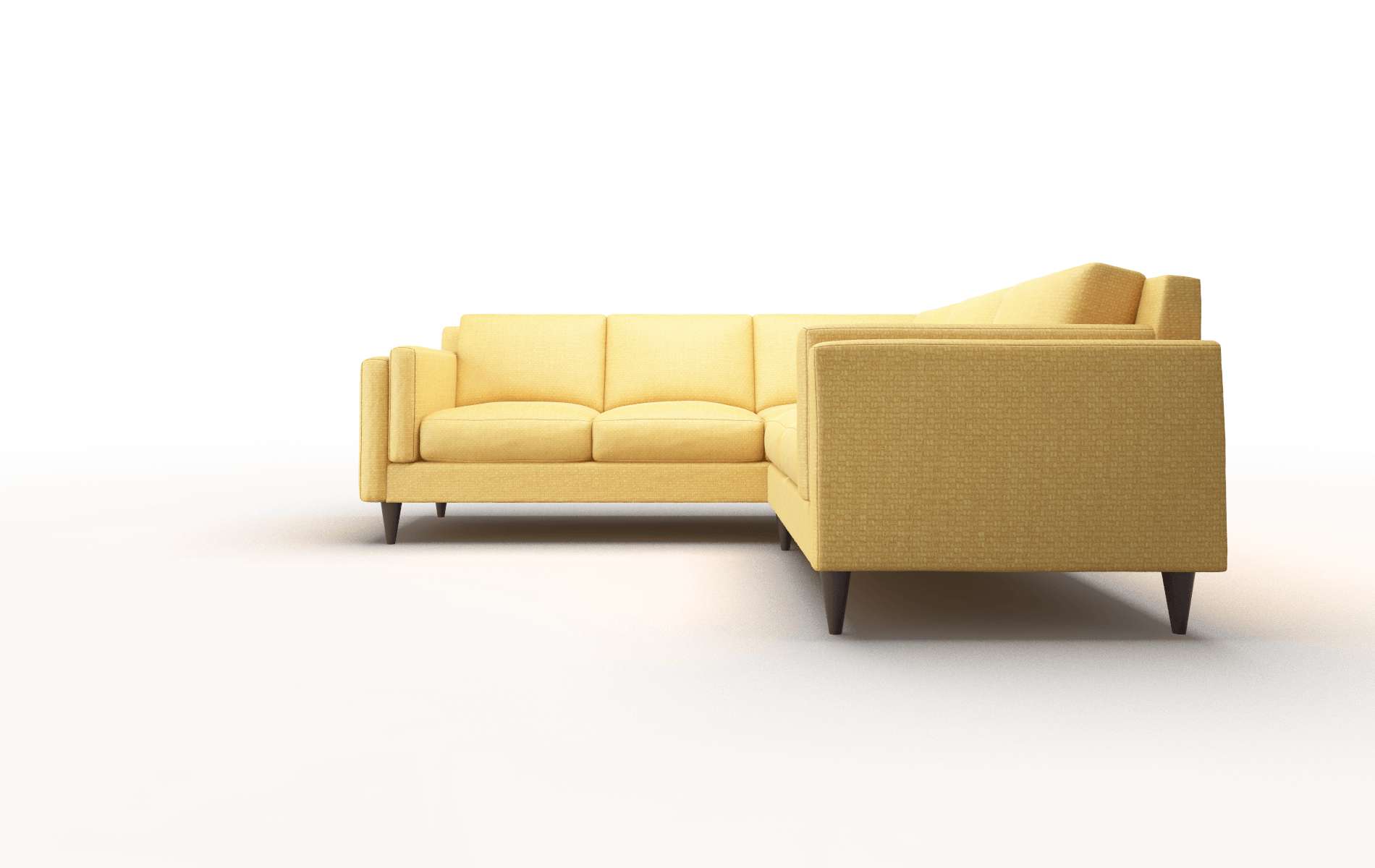 Helsinki Portland Dijon Sectional espresso legs 5
