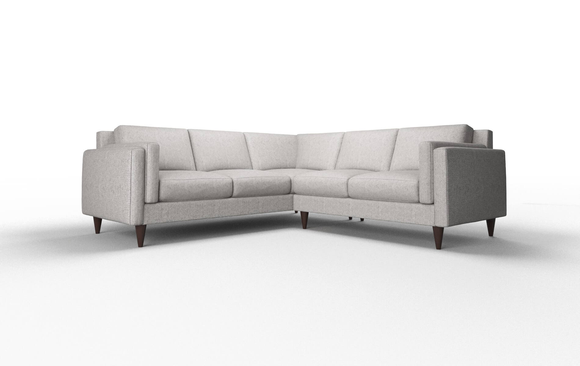 Helsinki Prime Ash Sectional espresso legs 1