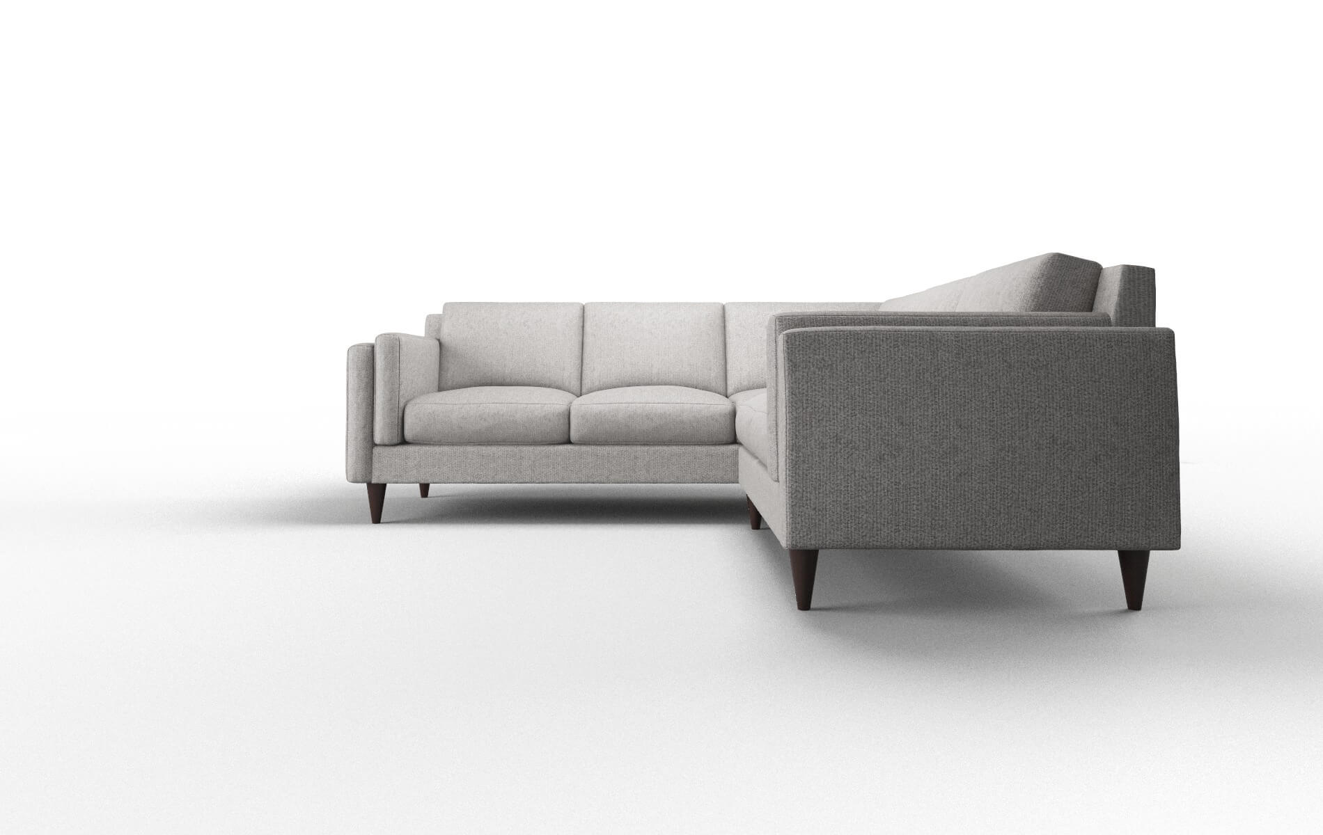 Helsinki Prime Ash Sectional espresso legs 5