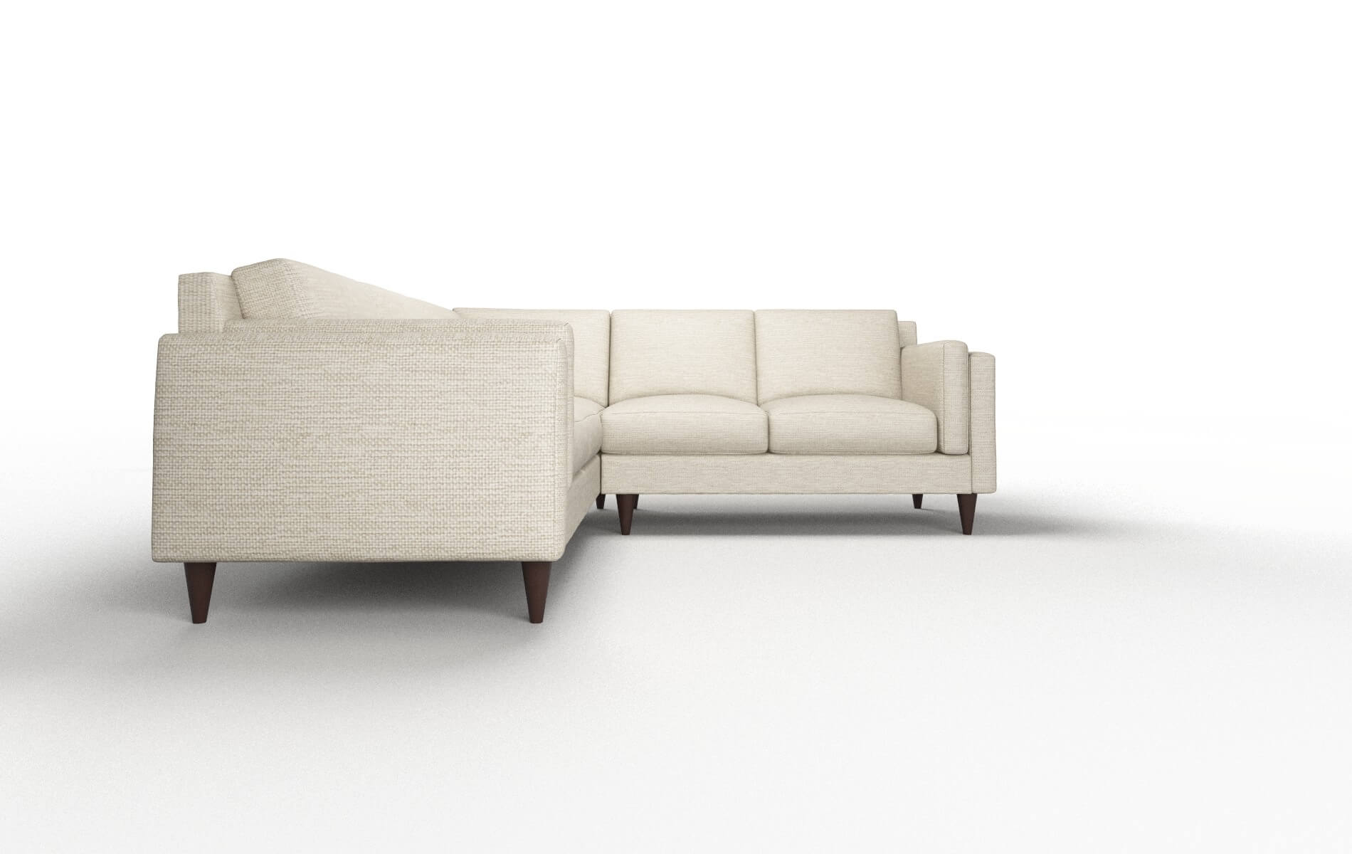 Helsinki Prime Dusk Sectional espresso legs 2