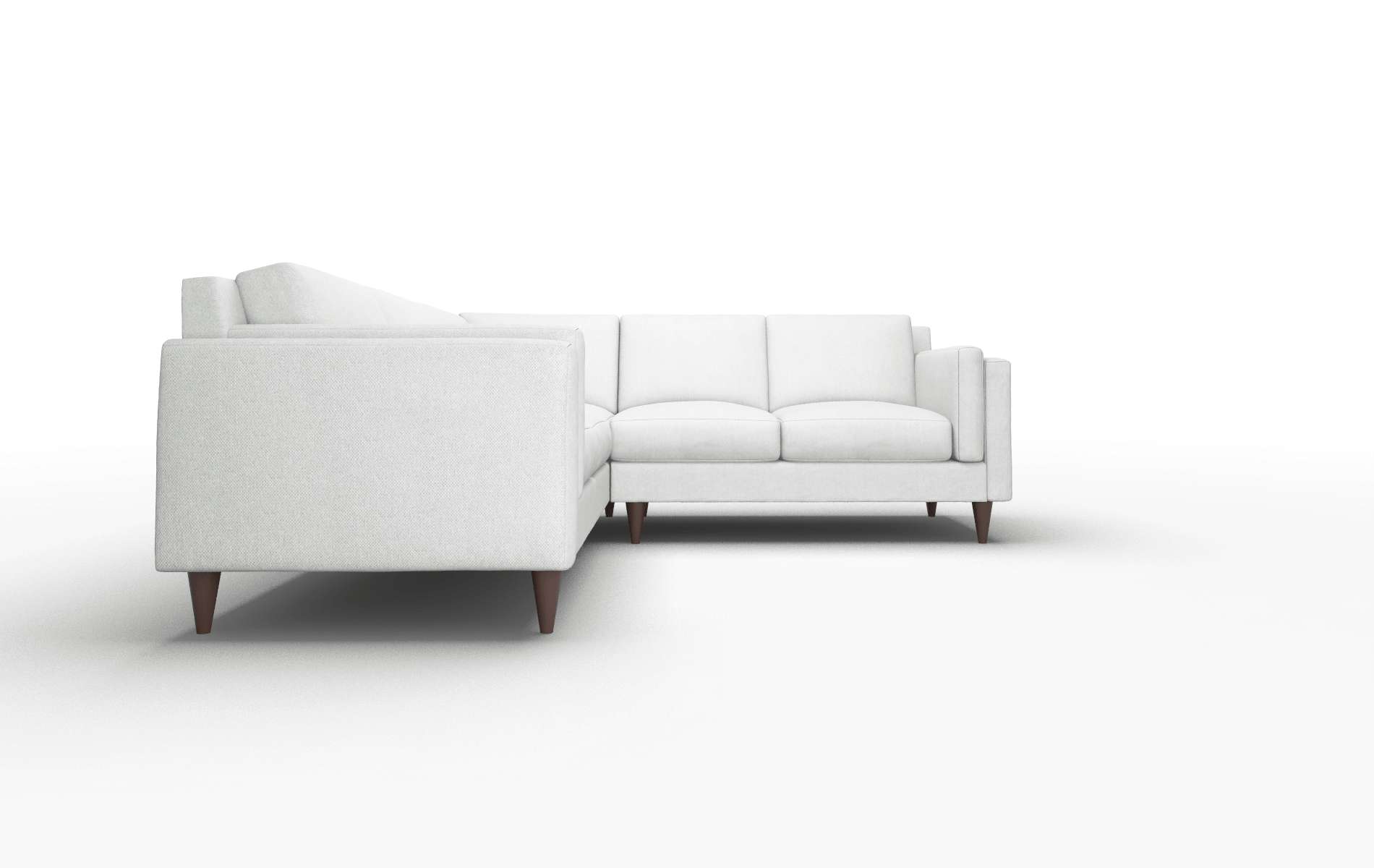 Helsinki Prisma Steam Sectional espresso legs 2