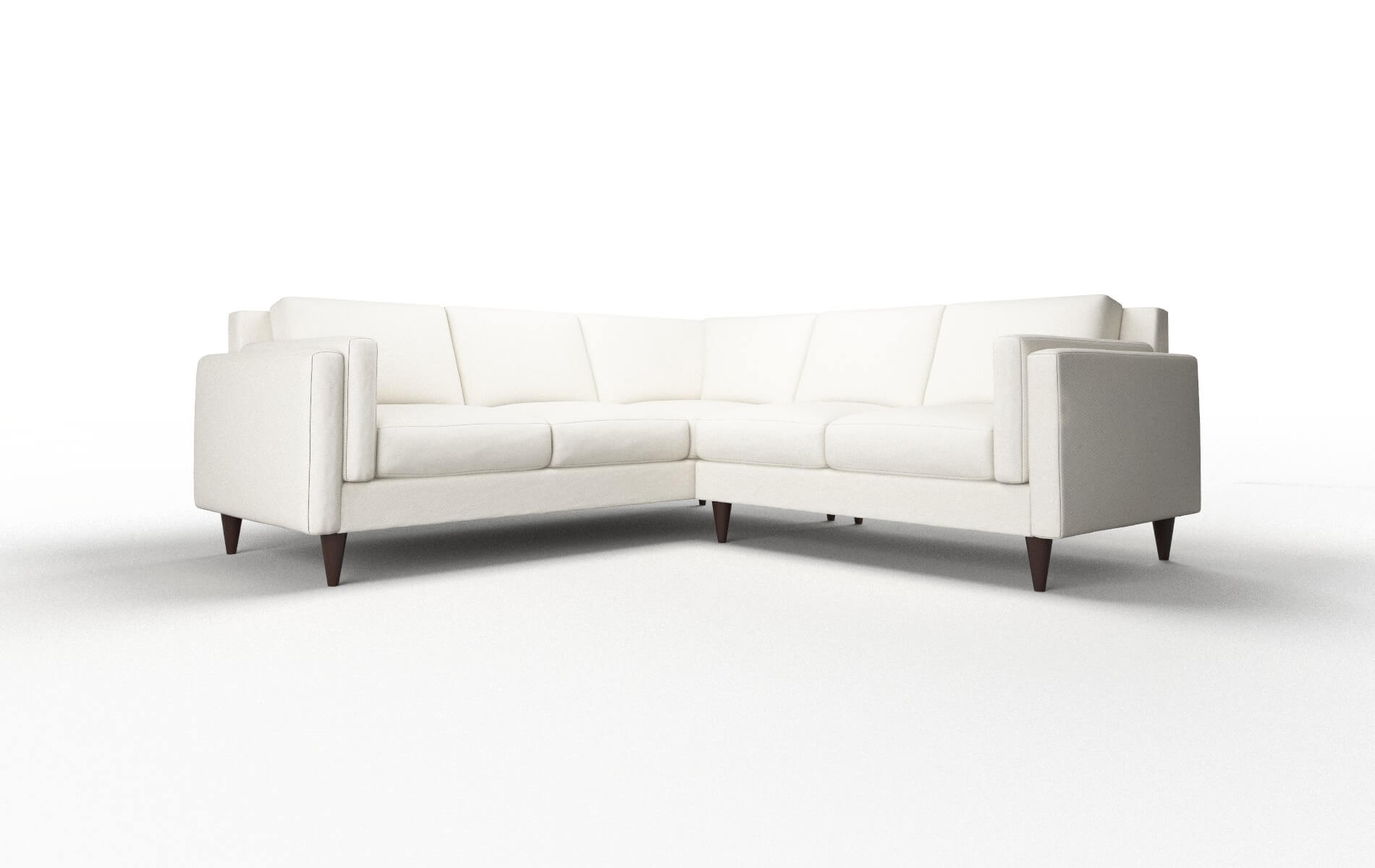 Helsinki R_prize Cream Sectional espresso legs 1