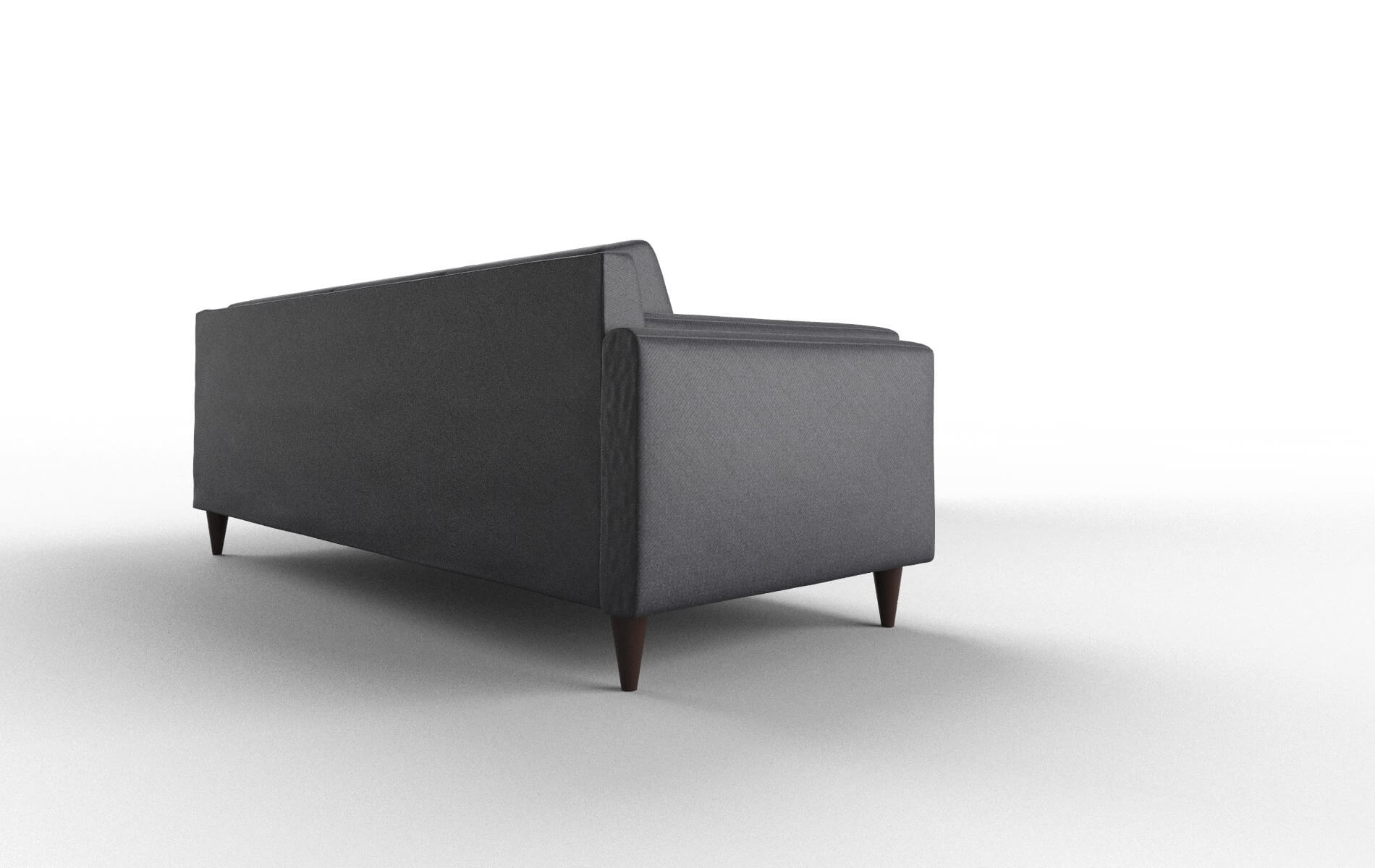 Helsinki Redondo Navy Sectional espresso legs 3