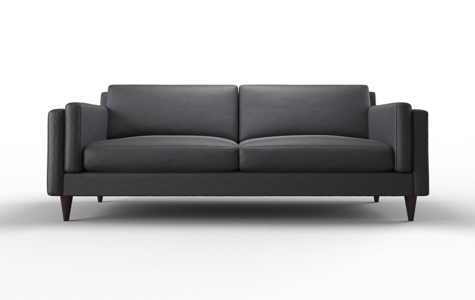 Helsinki Redondo Navy Sofa espresso legs 1