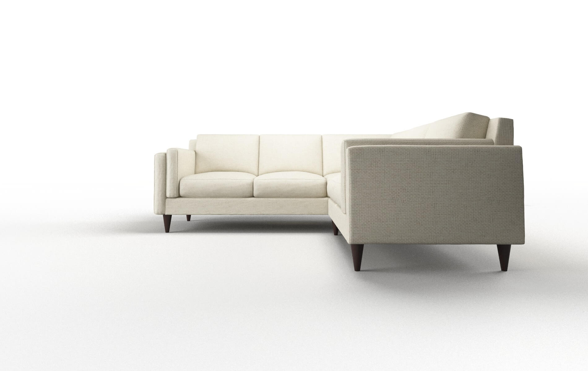 Helsinki Redondo Oyster Sectional espresso legs 5