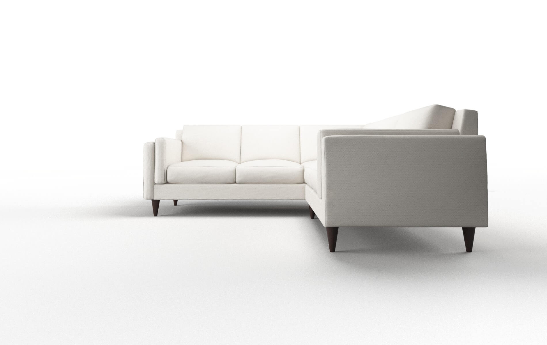 Helsinki Redondo Pearl Sectional espresso legs 5