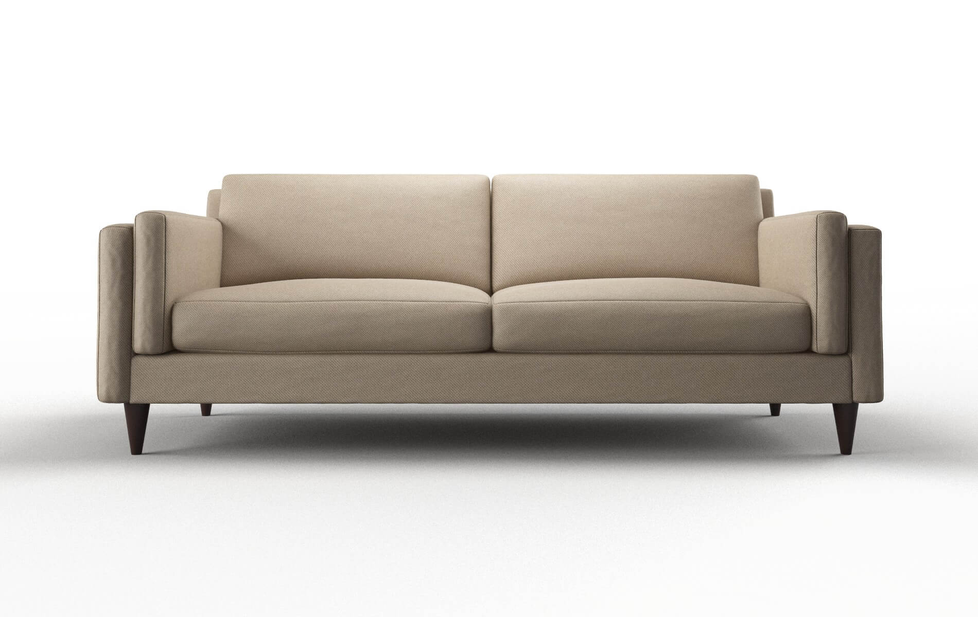 Helsinki Rocket cappuccino Sofa Espresso Legs  1