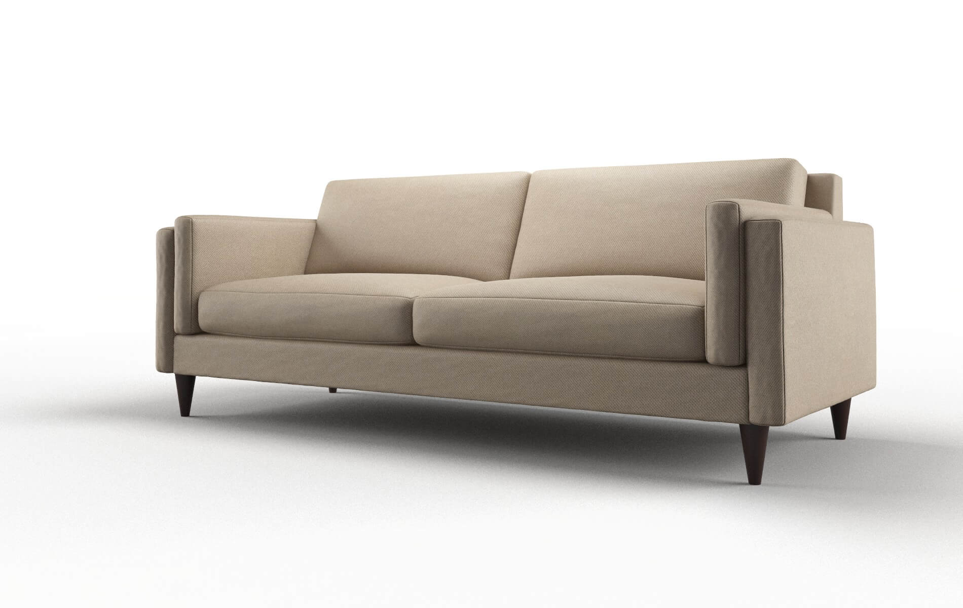 Helsinki Rocket Cappuccino Sofa espresso legs 4