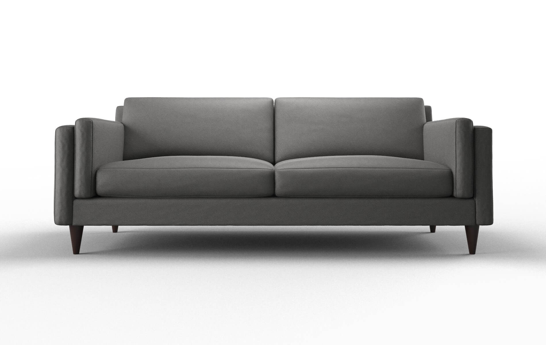 Helsinki Rocket Charcoal Sofa espresso legs 1