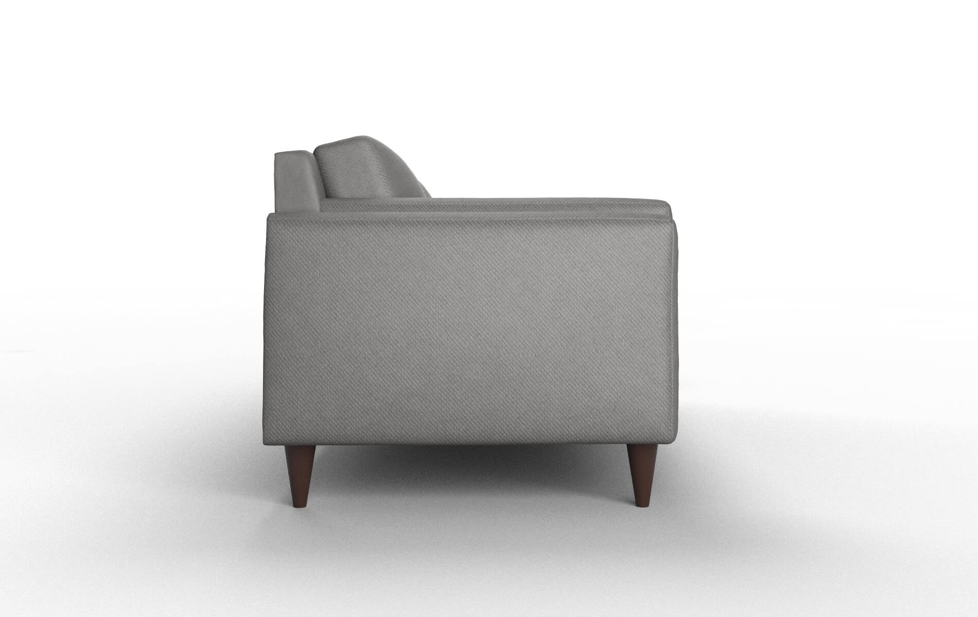 Helsinki Rocket Charcoal Sofa espresso legs 3