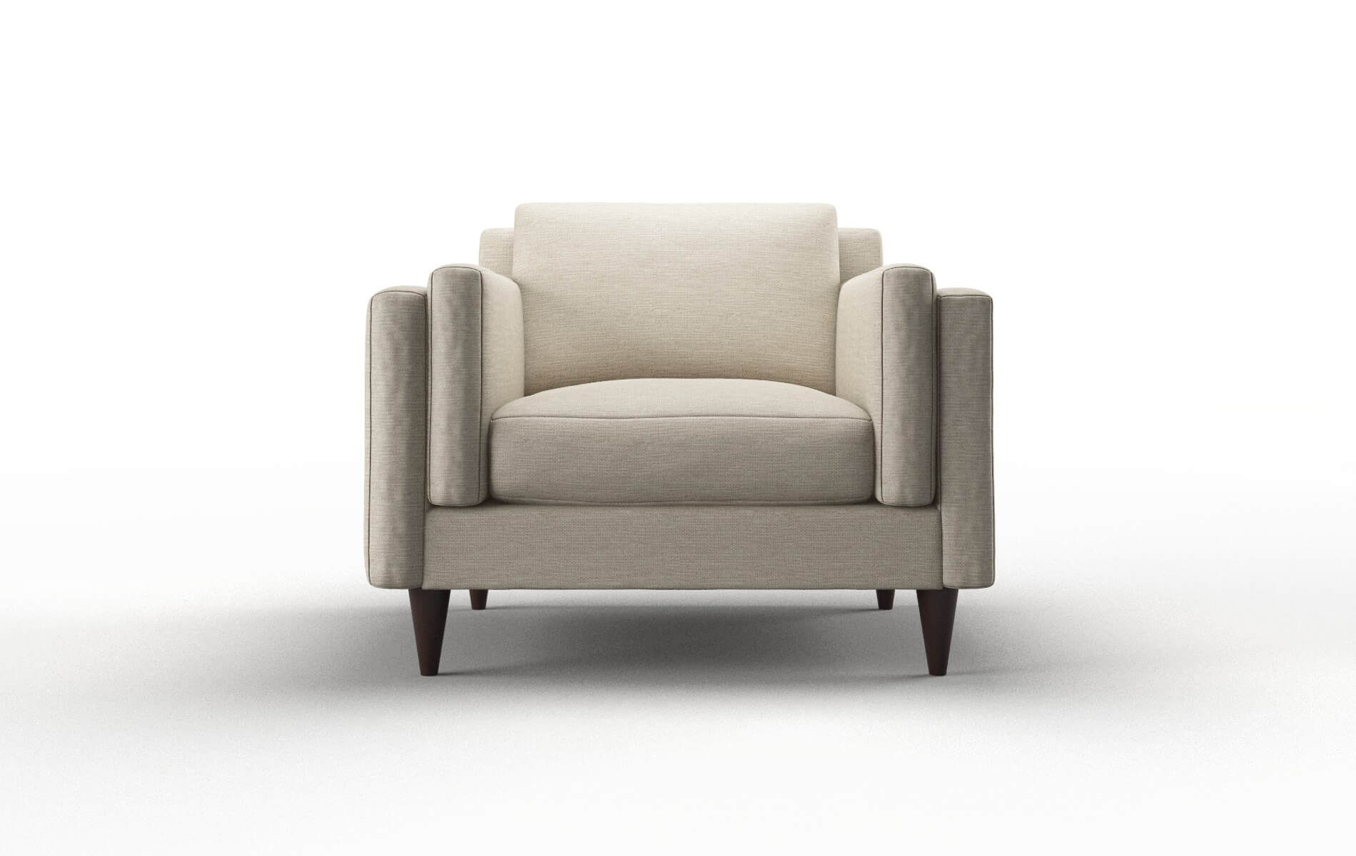 Helsinki Rocket dove Chair Espresso Legs  1