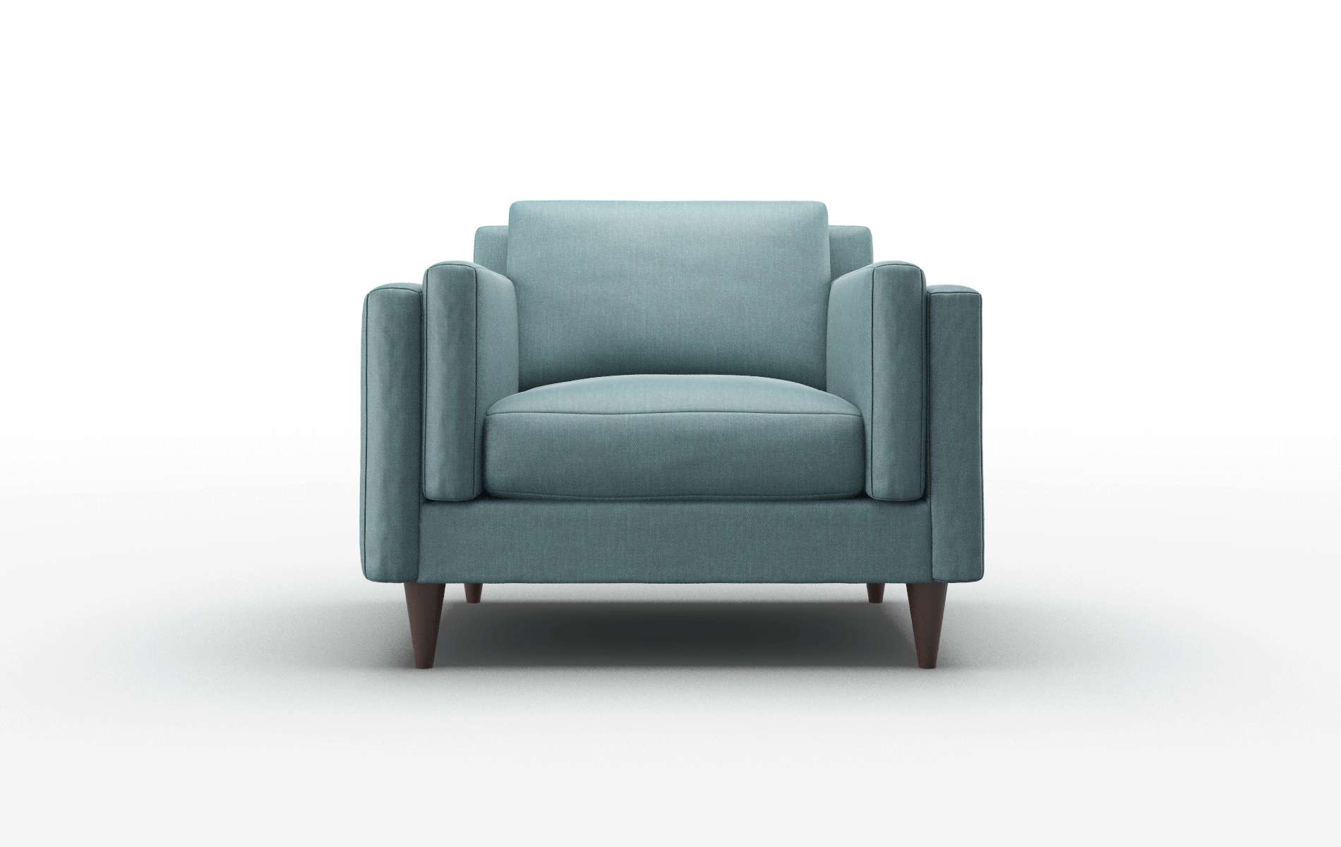 Helsinki Rocket peacock Chair Espresso Legs  1