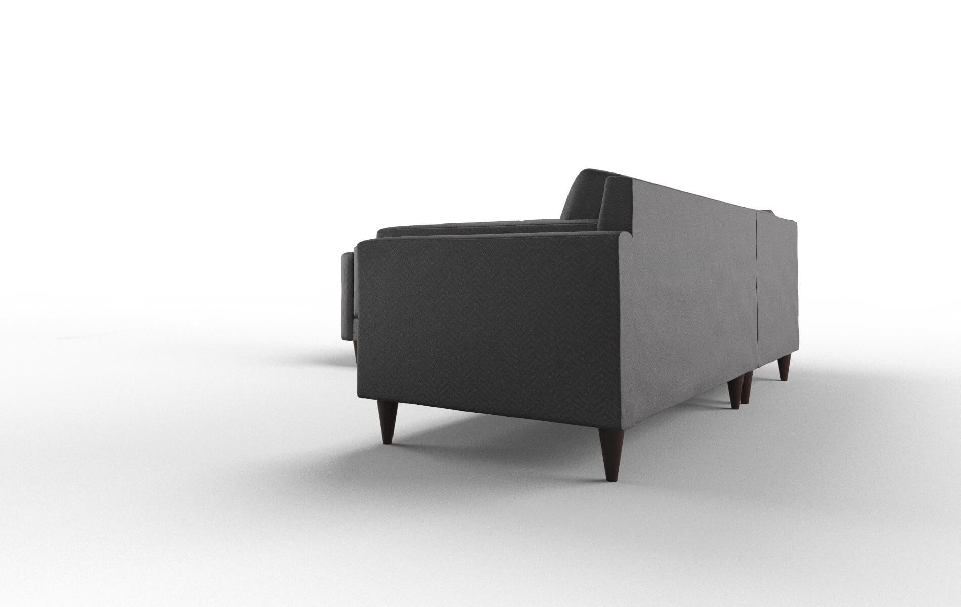 Helsinki Royale Eclipse Sectional espresso legs 4