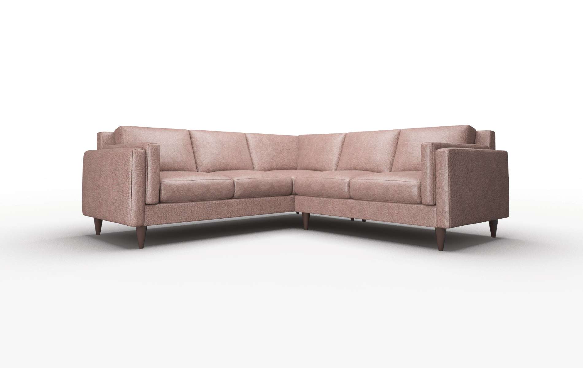 Helsinki Royale Mocha Sectional espresso legs 1