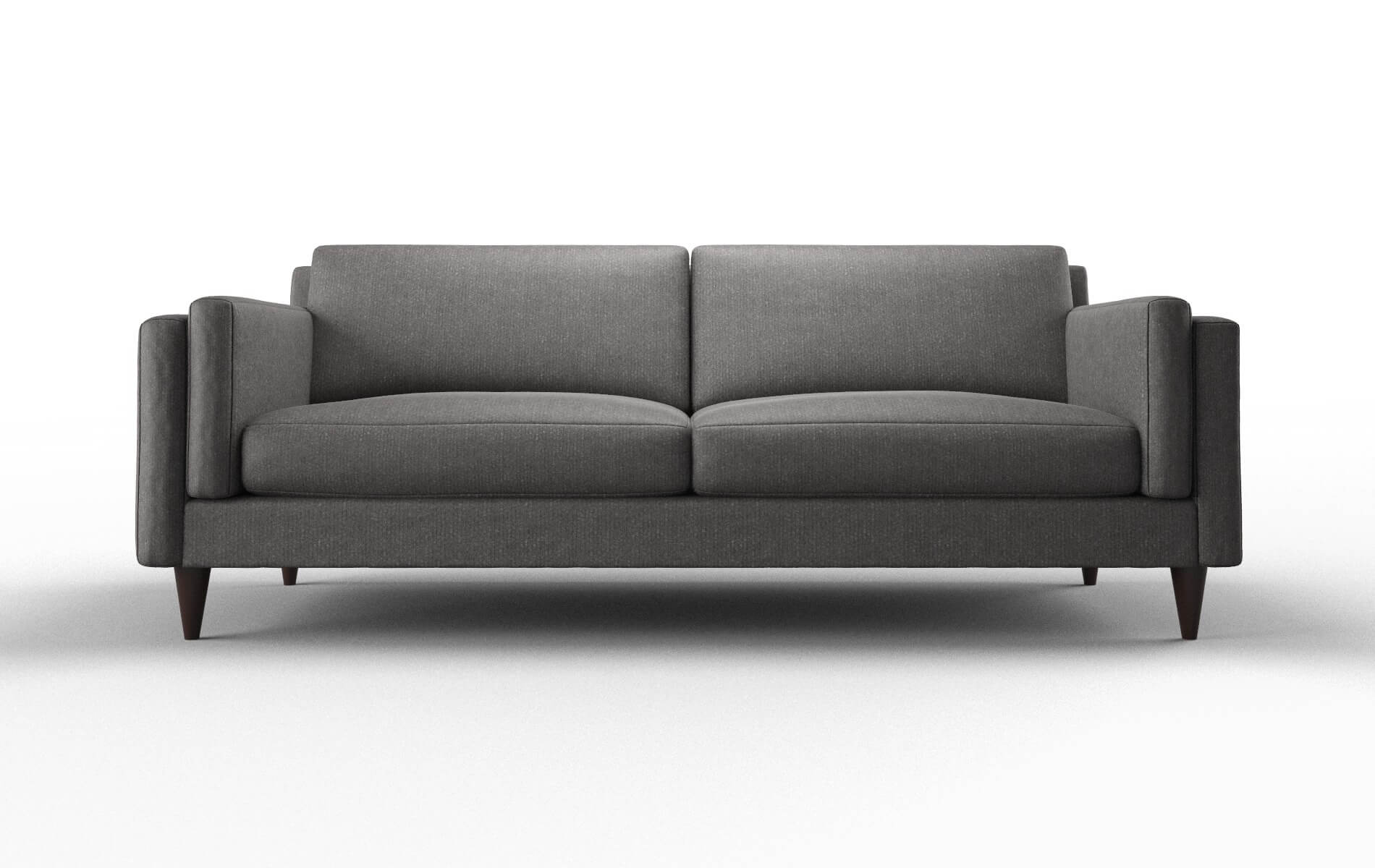 Helsinki Sasha Grey Sofa espresso legs 1