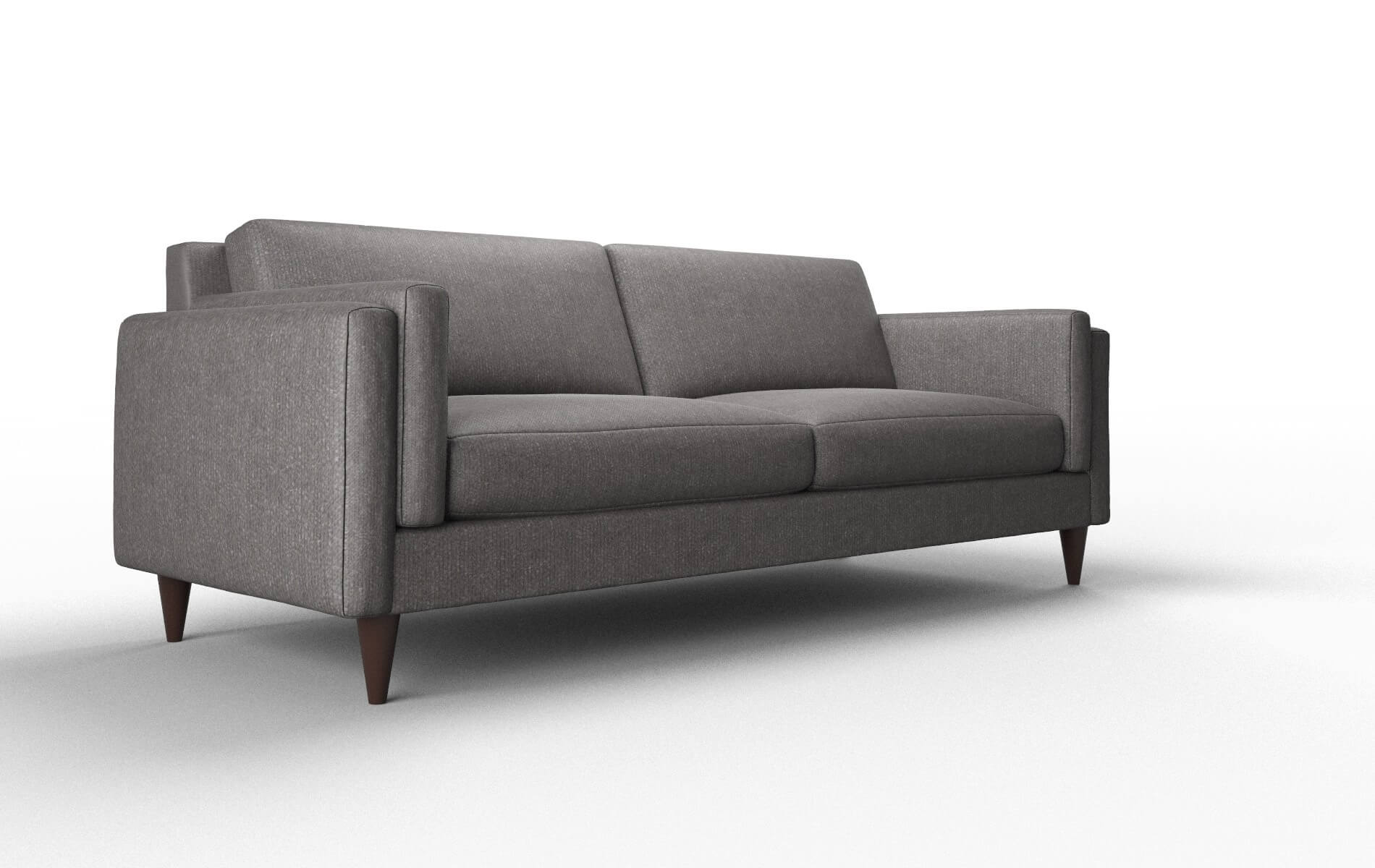 Helsinki Sasha Grey Sofa espresso legs 2