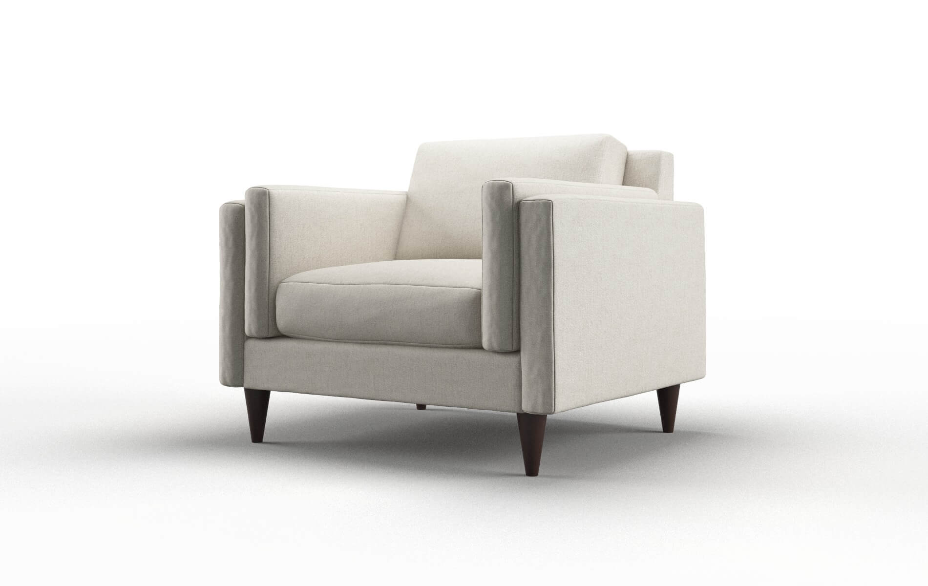 Helsinki Sasha Linen Chair espresso legs 4