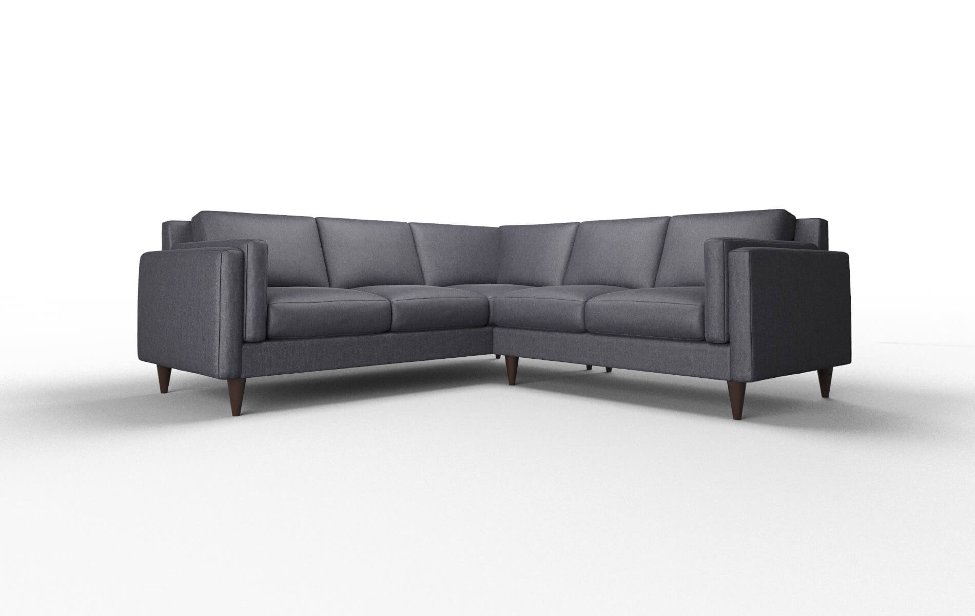 Helsinki Sasha navy Sectional Espresso Legs  1