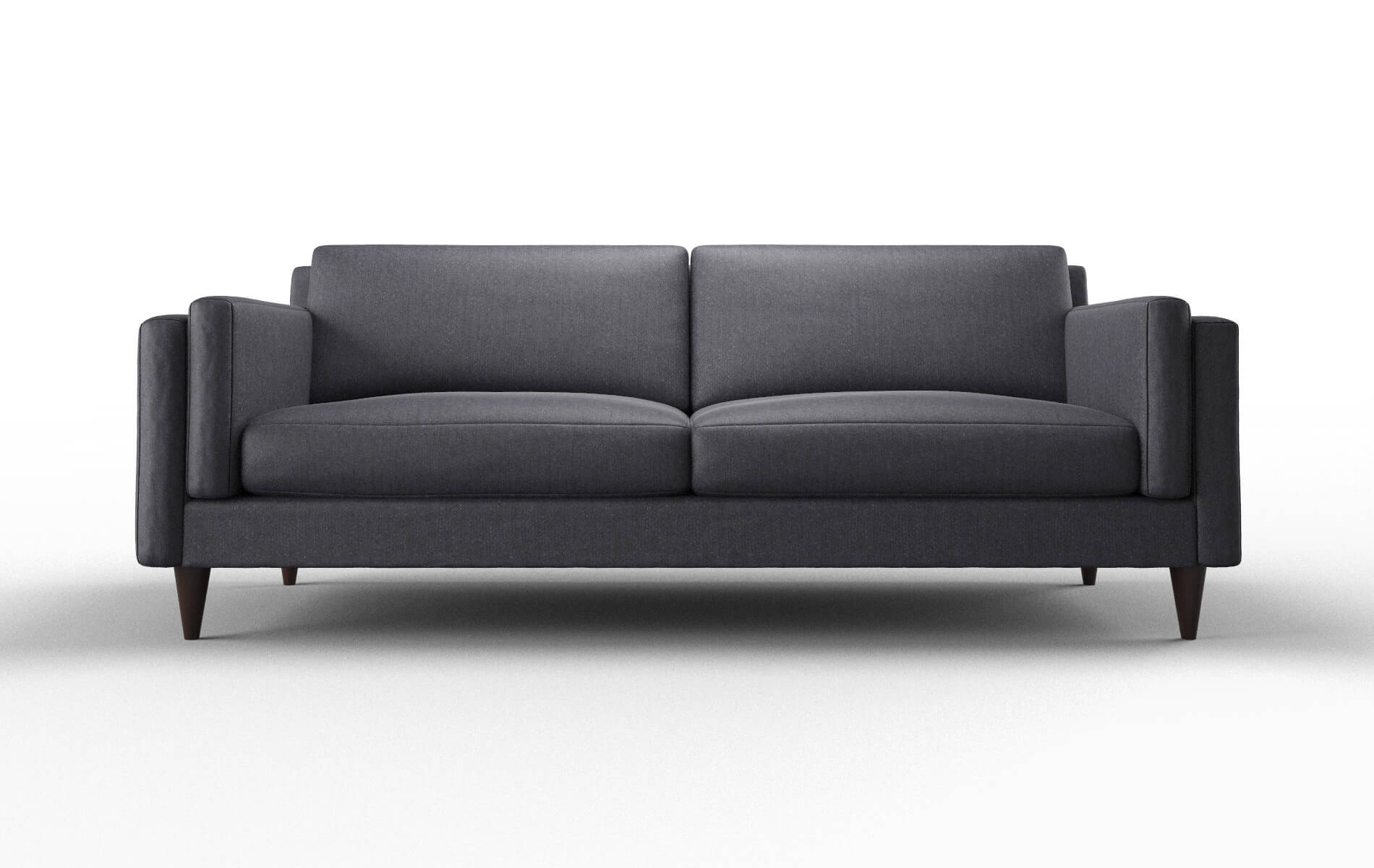 Helsinki Sasha Navy Sofa espresso legs 1