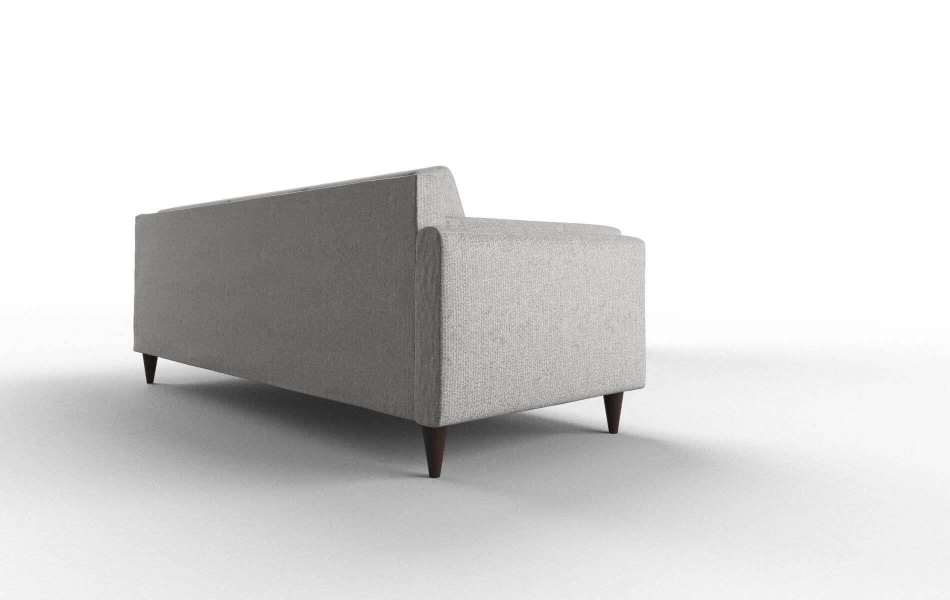 Helsinki Sasha Silver Sectional espresso legs 3