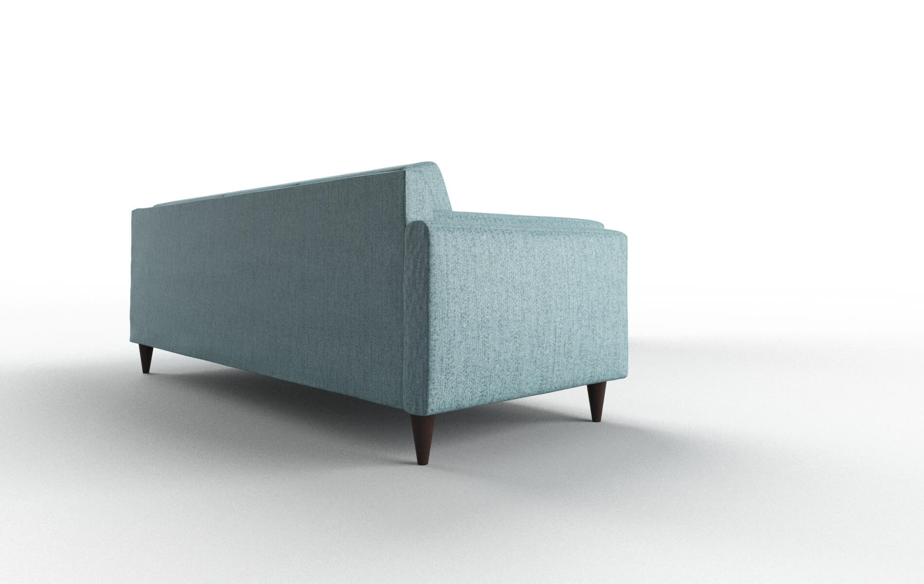 Helsinki Sasha Teal Sectional espresso legs 3