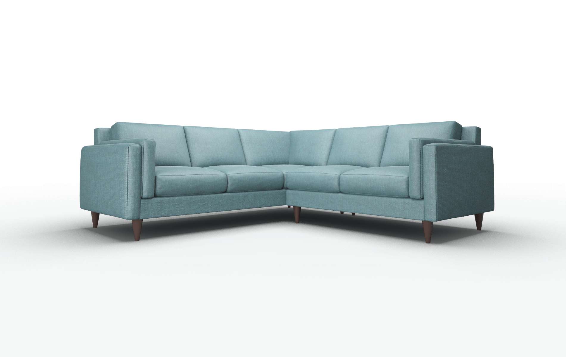 Helsinki Simplex Blue_moon Sectional espresso legs 1