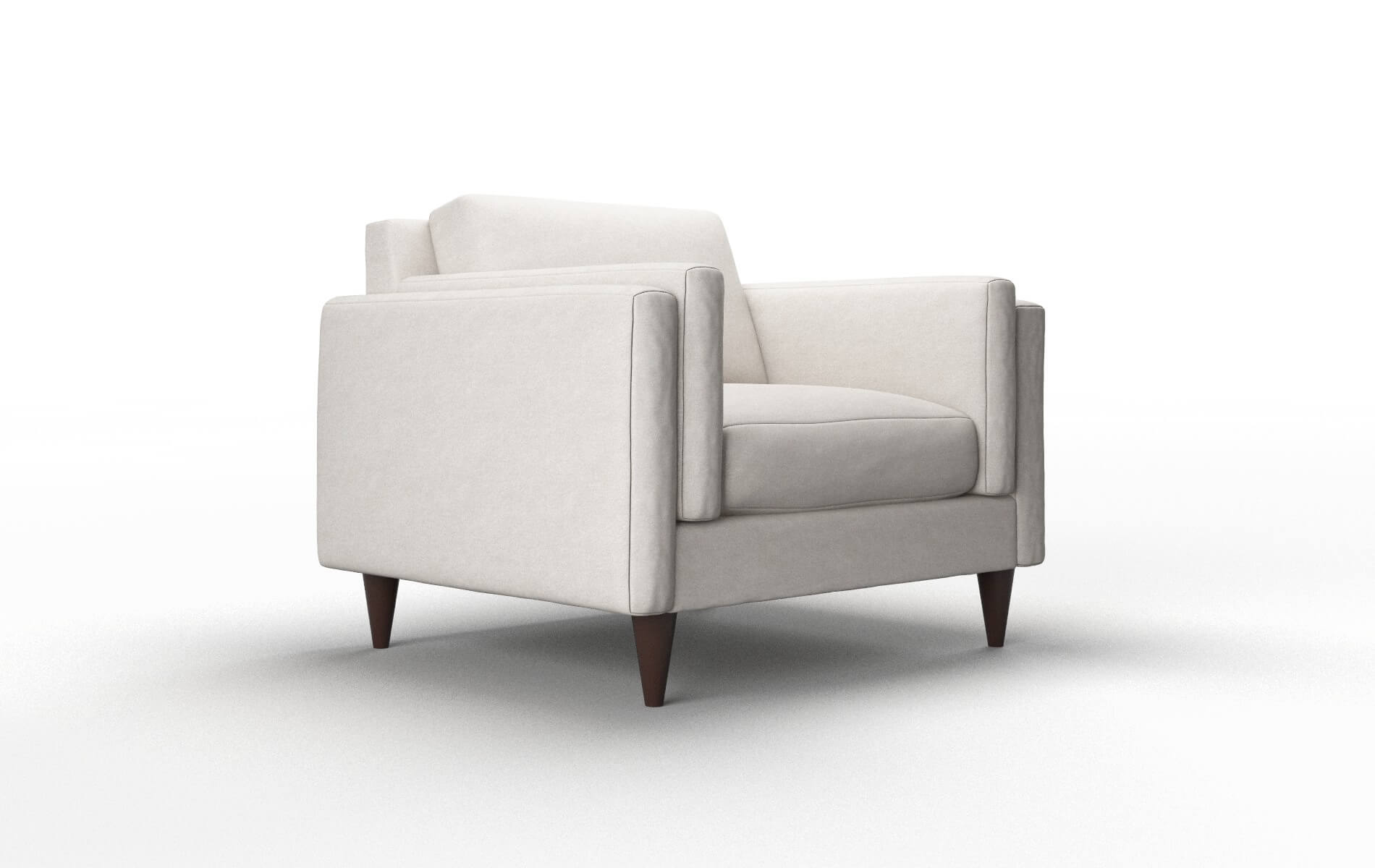 Helsinki Suave Dove Chair espresso legs 2