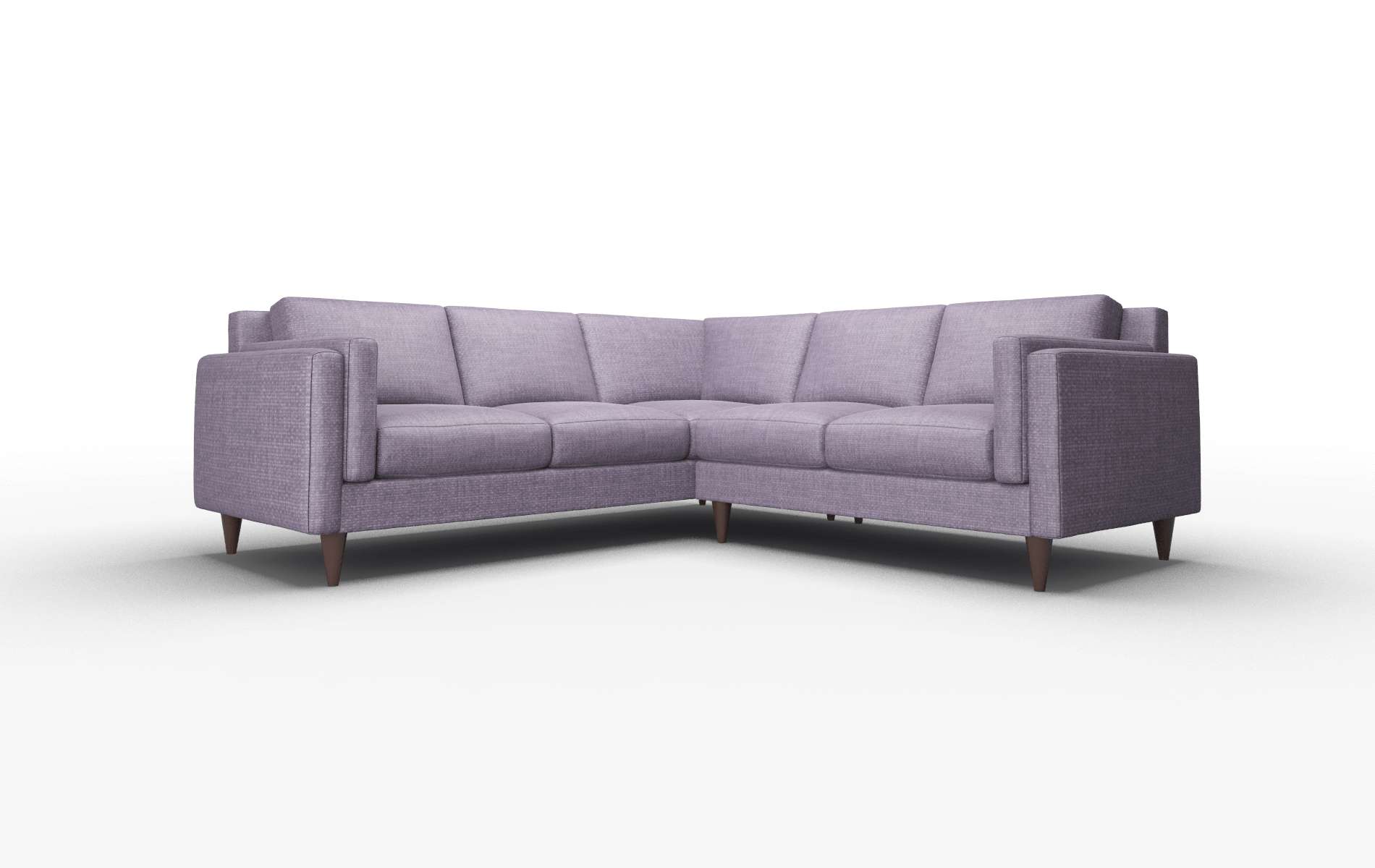 Helsinki Tess blackberry Sectional Espresso Legs  1