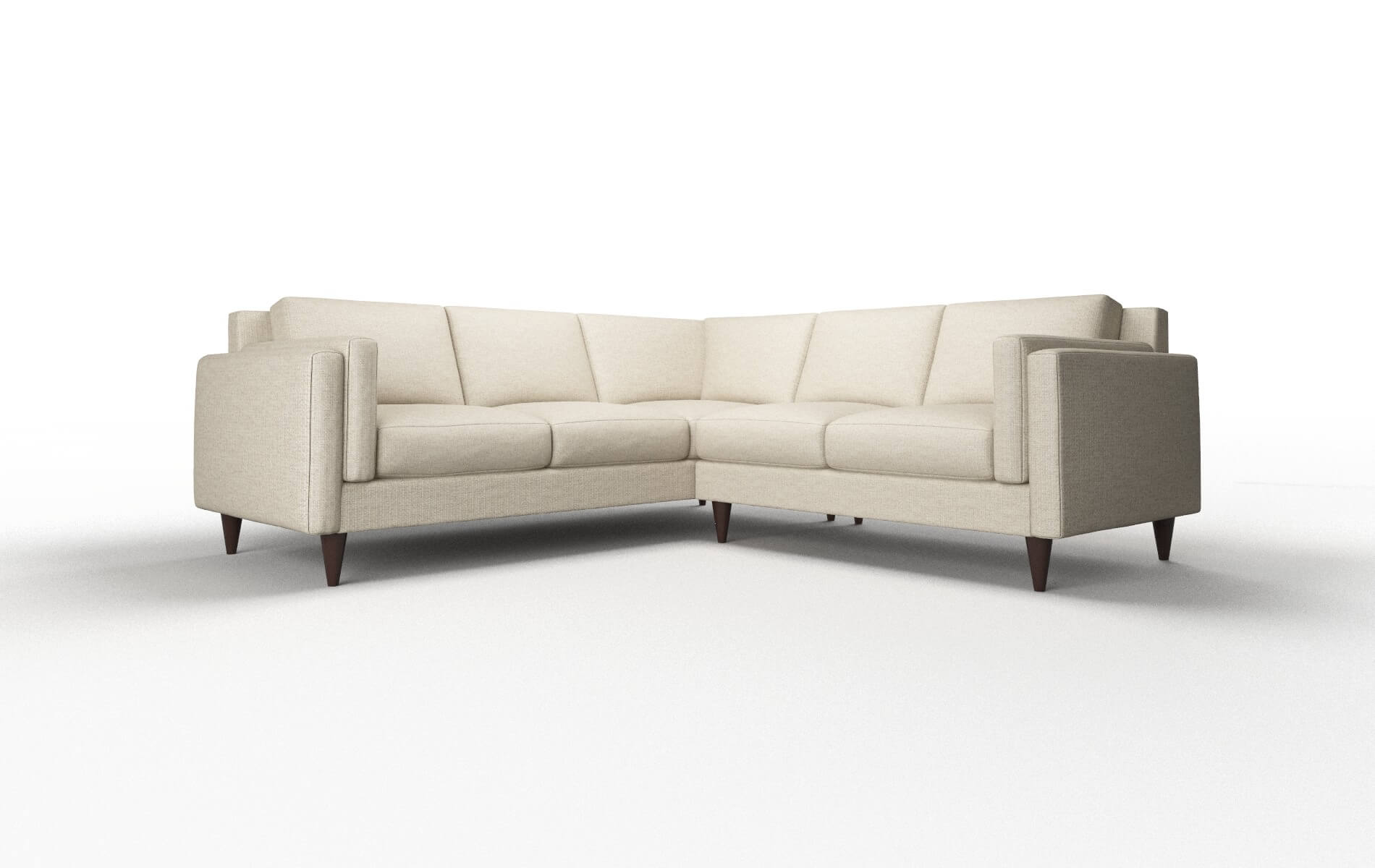 Helsinki Urban_d Silver Sectional espresso legs 1