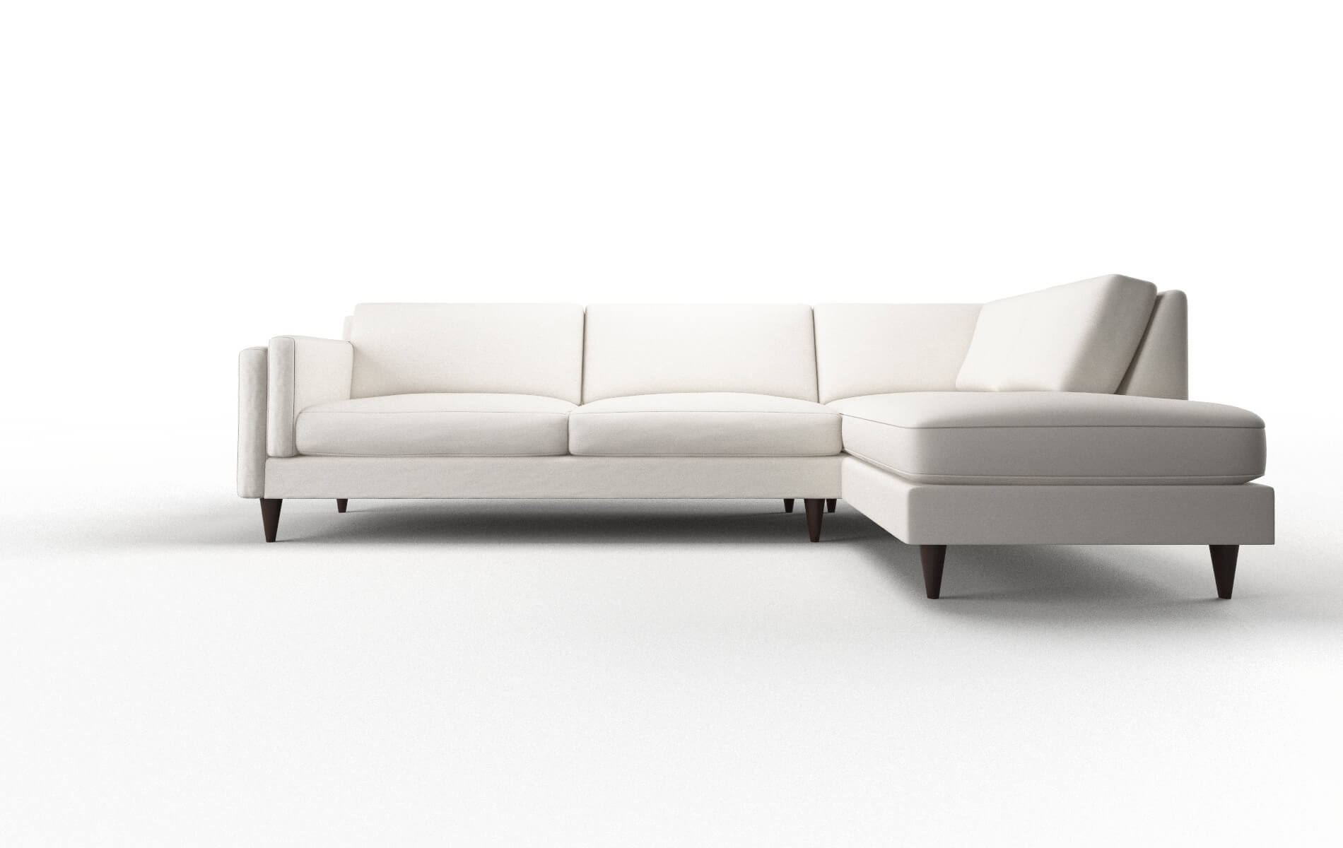 Helsinki Venice eggshell Panel Espresso Legs  1