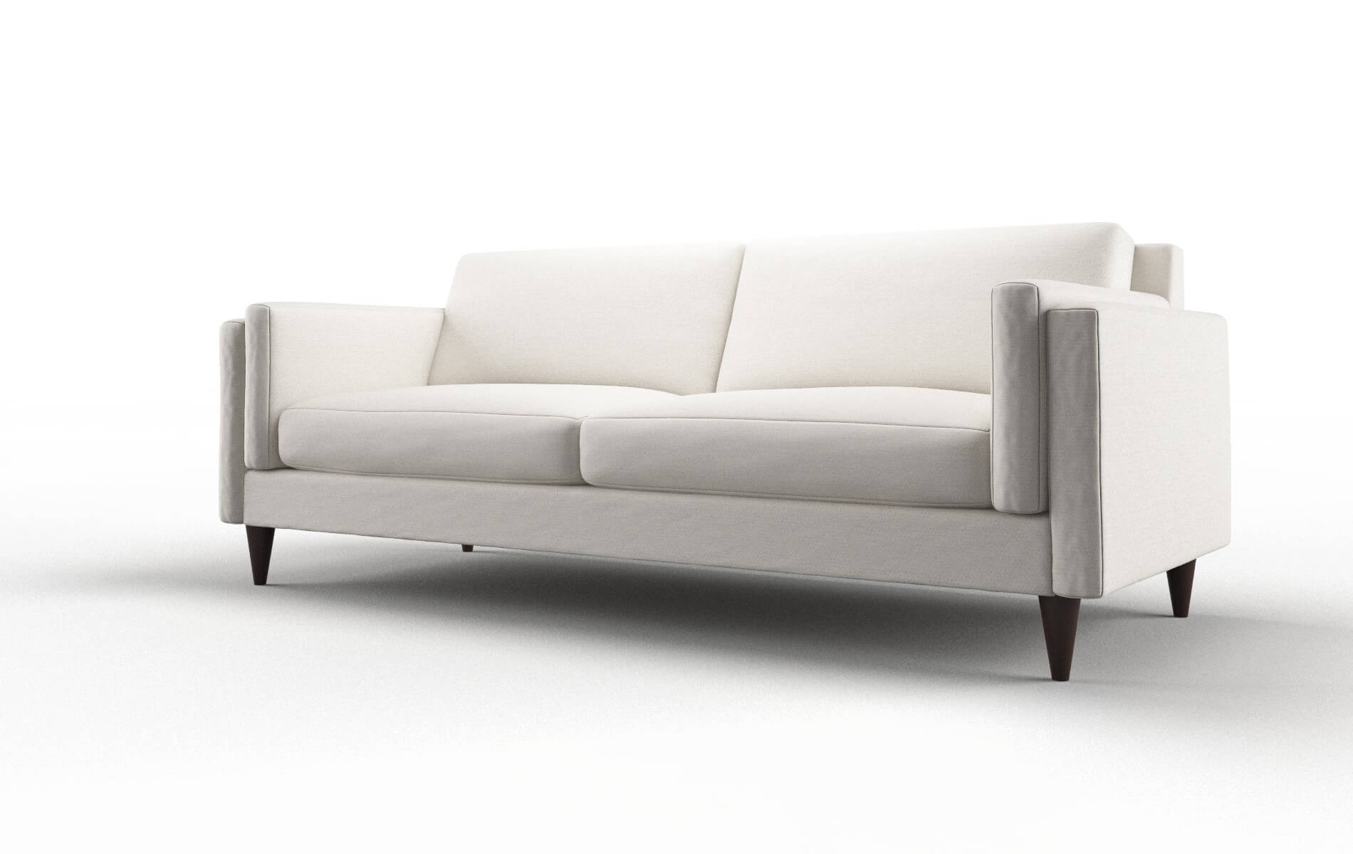 Helsinki Venice Eggshell Sofa espresso legs 4