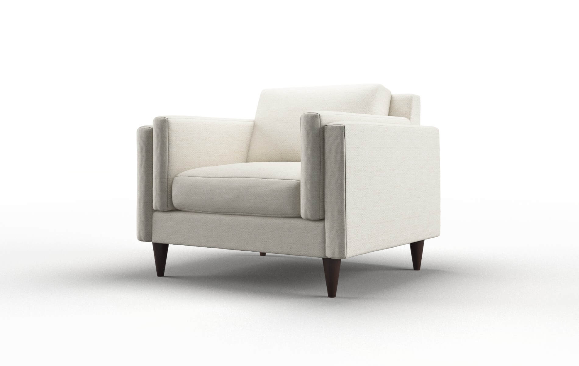 Helsinki Venus Cream Chair espresso legs 4