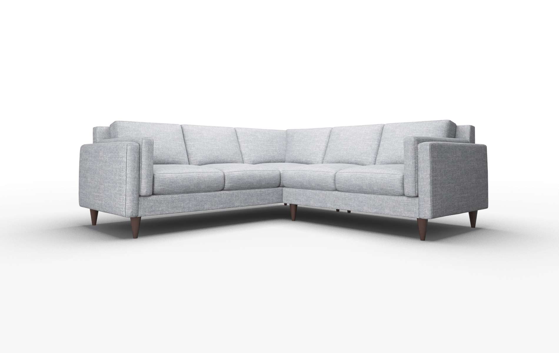 Helsinki Venus Mist Sectional espresso legs 1