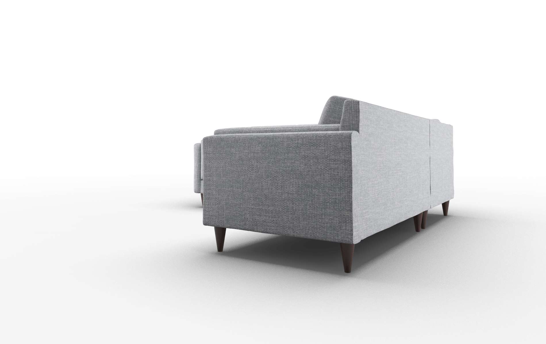 Helsinki Venus Mist Sectional espresso legs 4