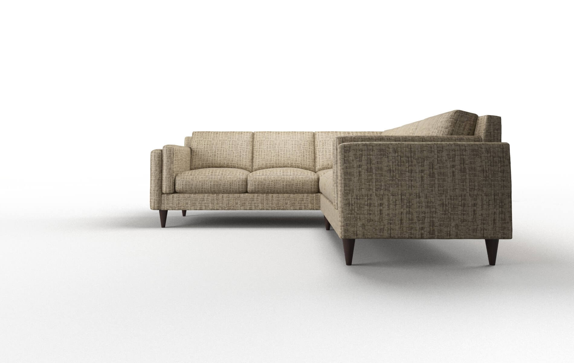 Helsinki Venus Mocha Sectional espresso legs 5