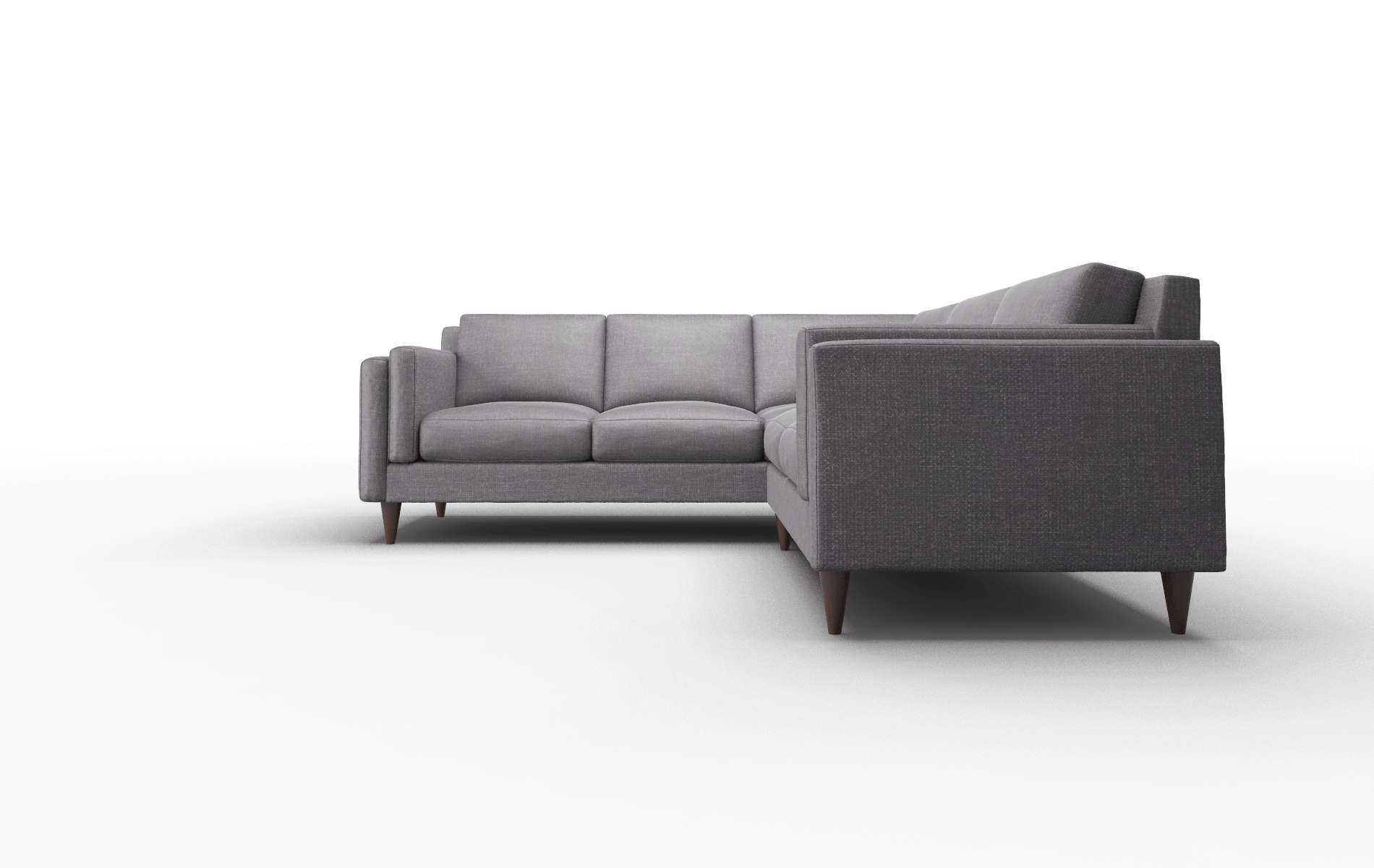 Helsinki Venus Onyx Sectional espresso legs 5
