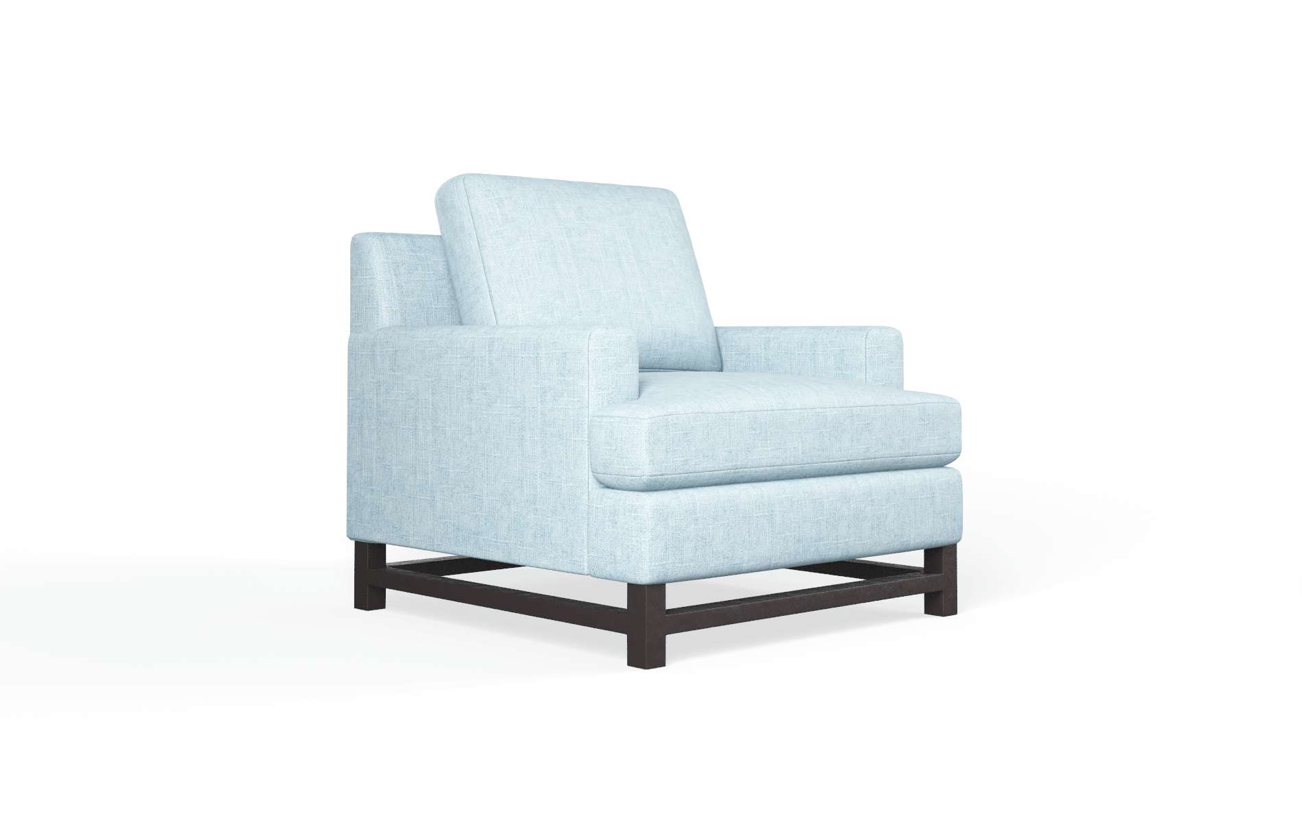Houston Atlas Turquoise Chair espresso legs 2