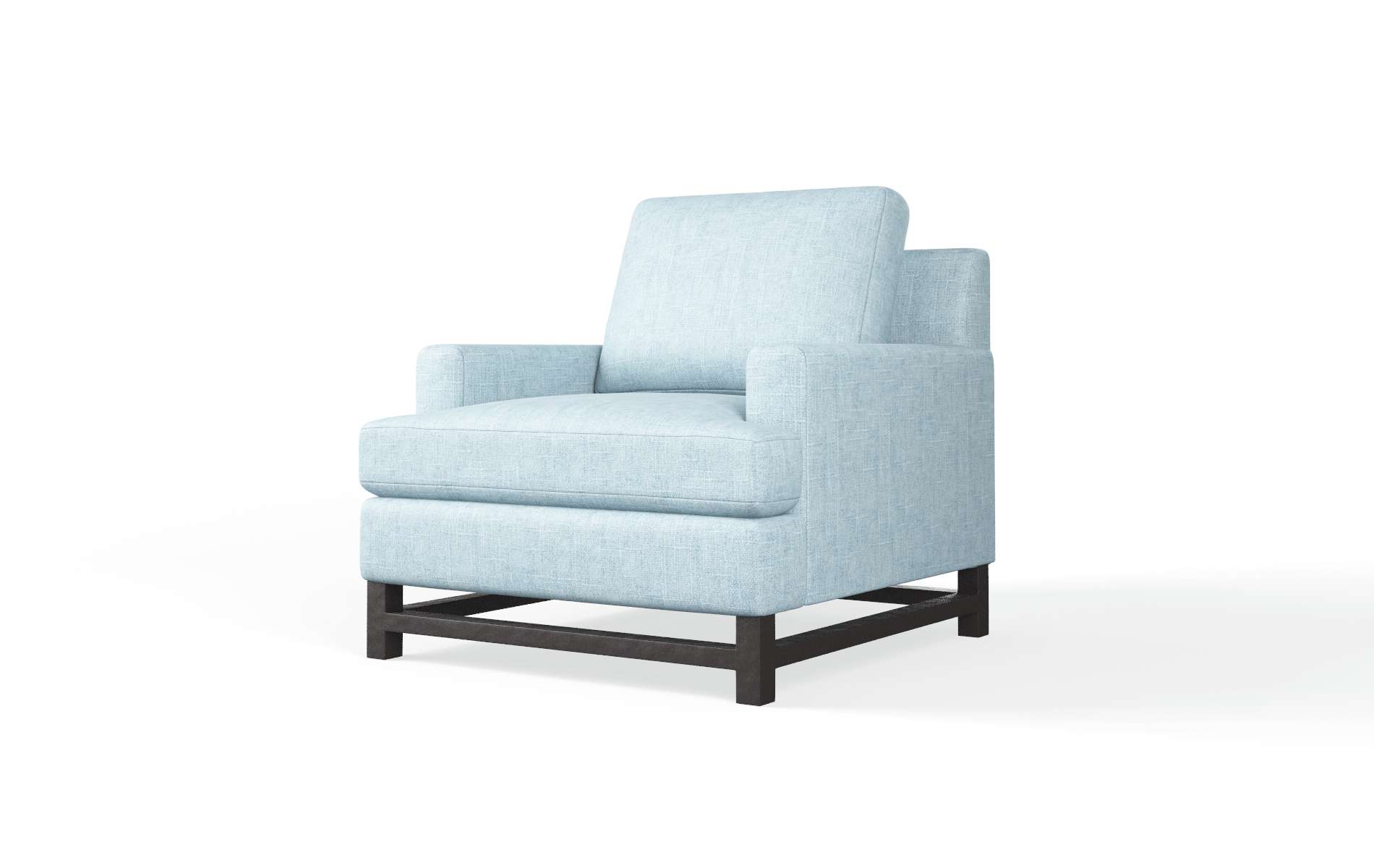 Houston Atlas Turquoise Chair espresso legs 4
