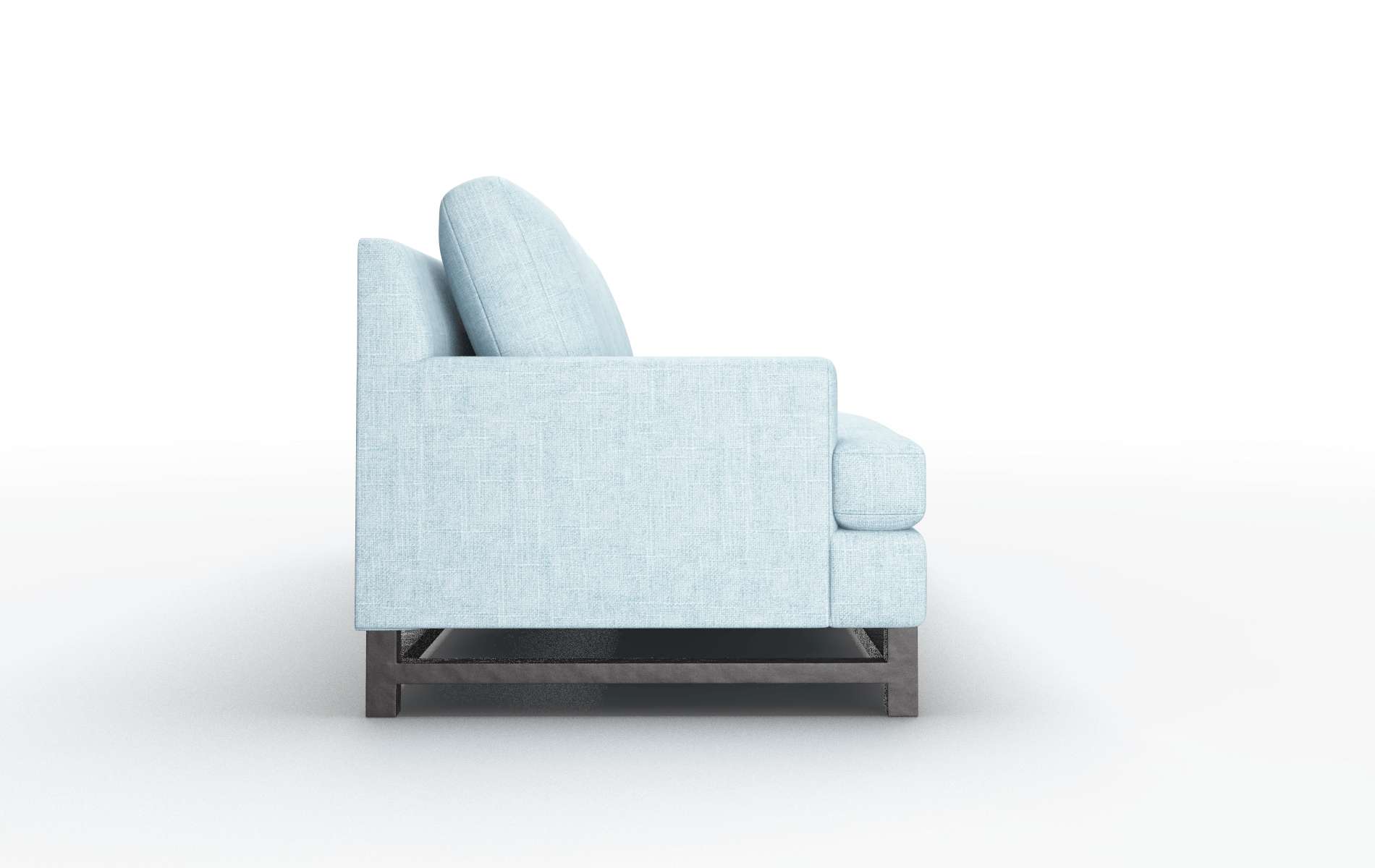 Houston Atlas Turquoise Sofa espresso legs 3