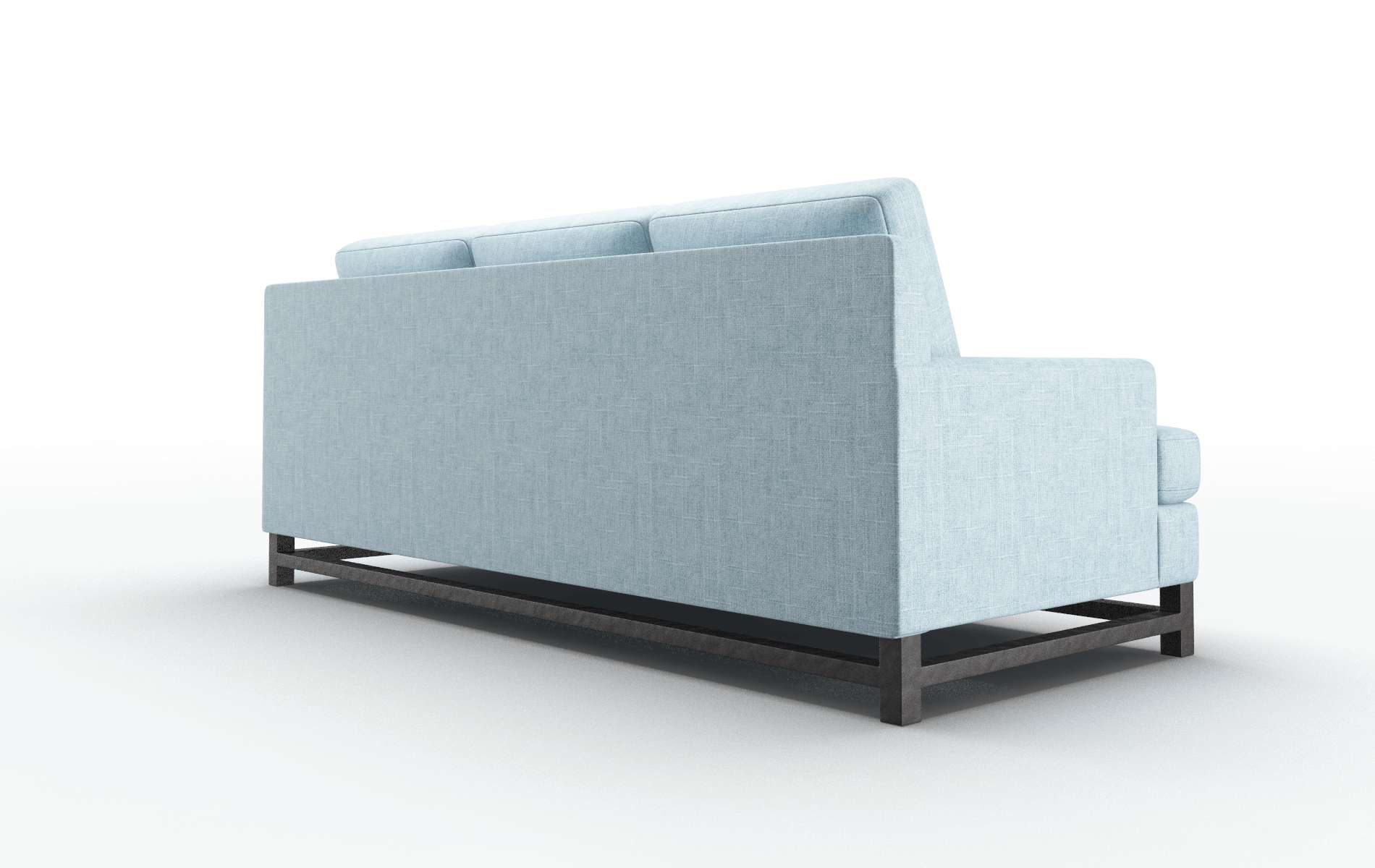 Houston Atlas Turquoise Sofa espresso legs 5