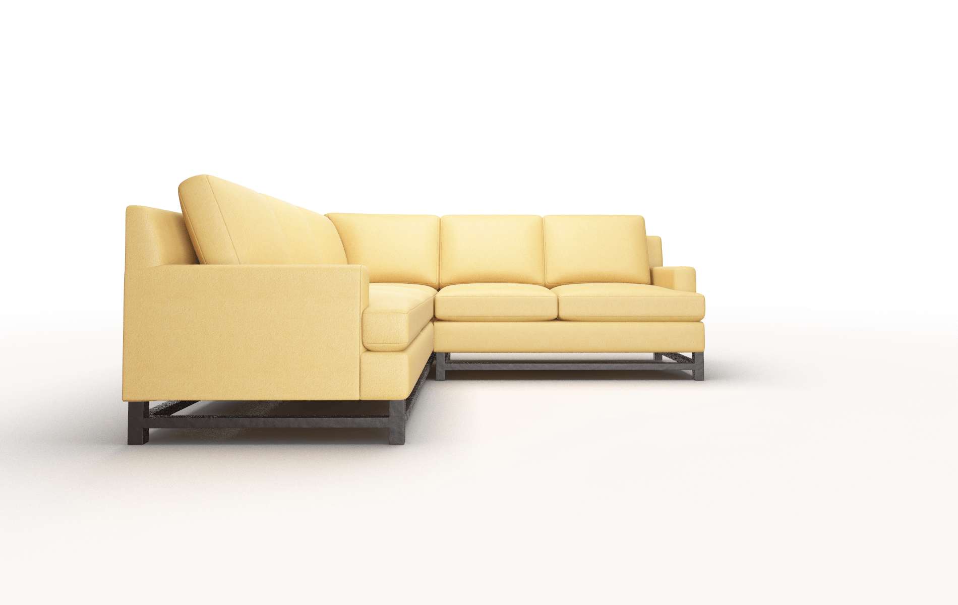 Houston Bella Amber Sectional espresso legs 2